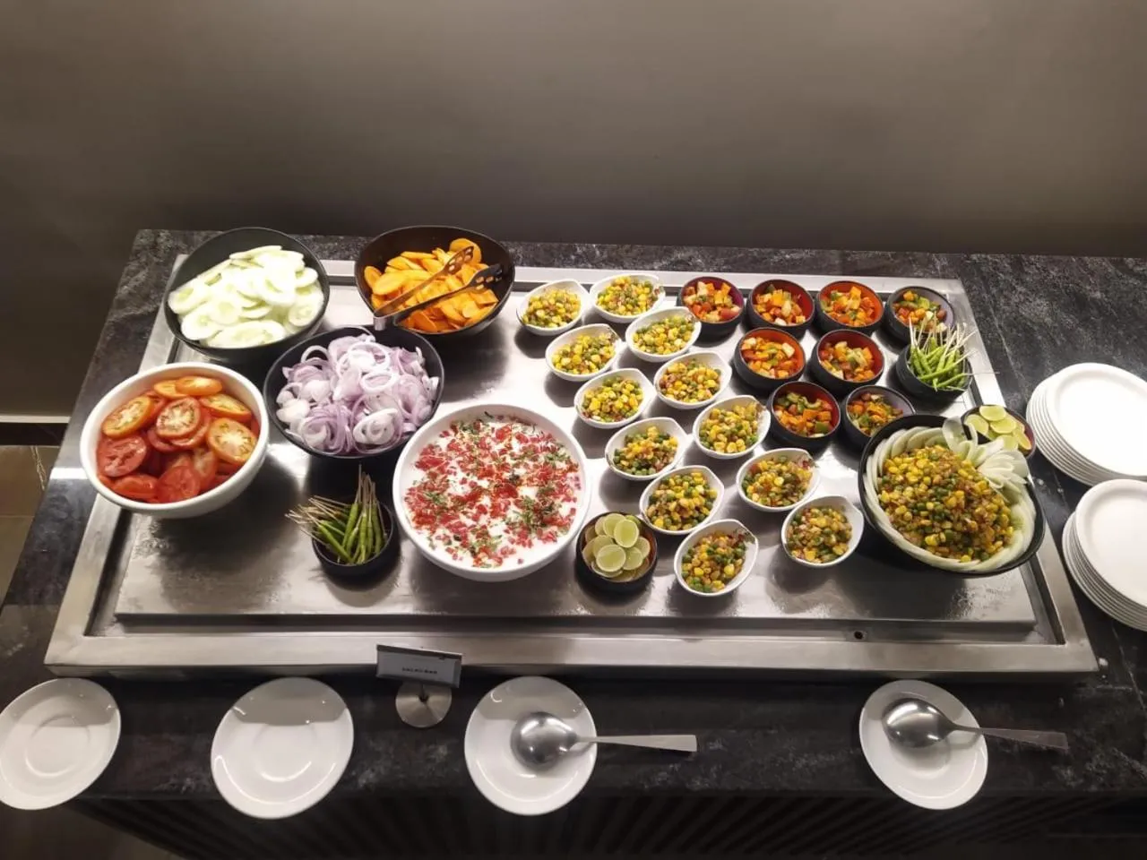 Buffet breakfast in Hyphen Business Hotel