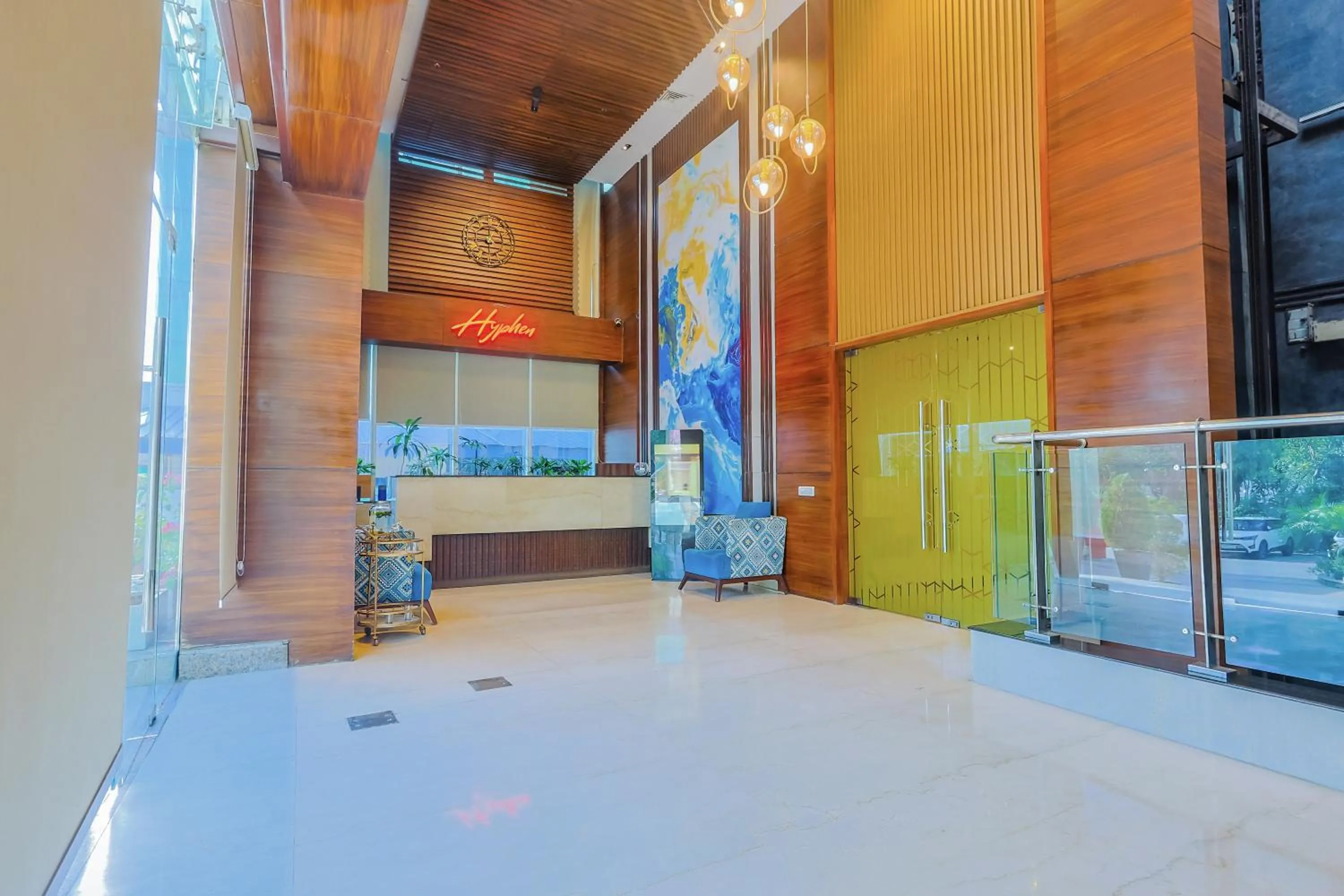 Lobby or reception in Hyphen Business Hotel