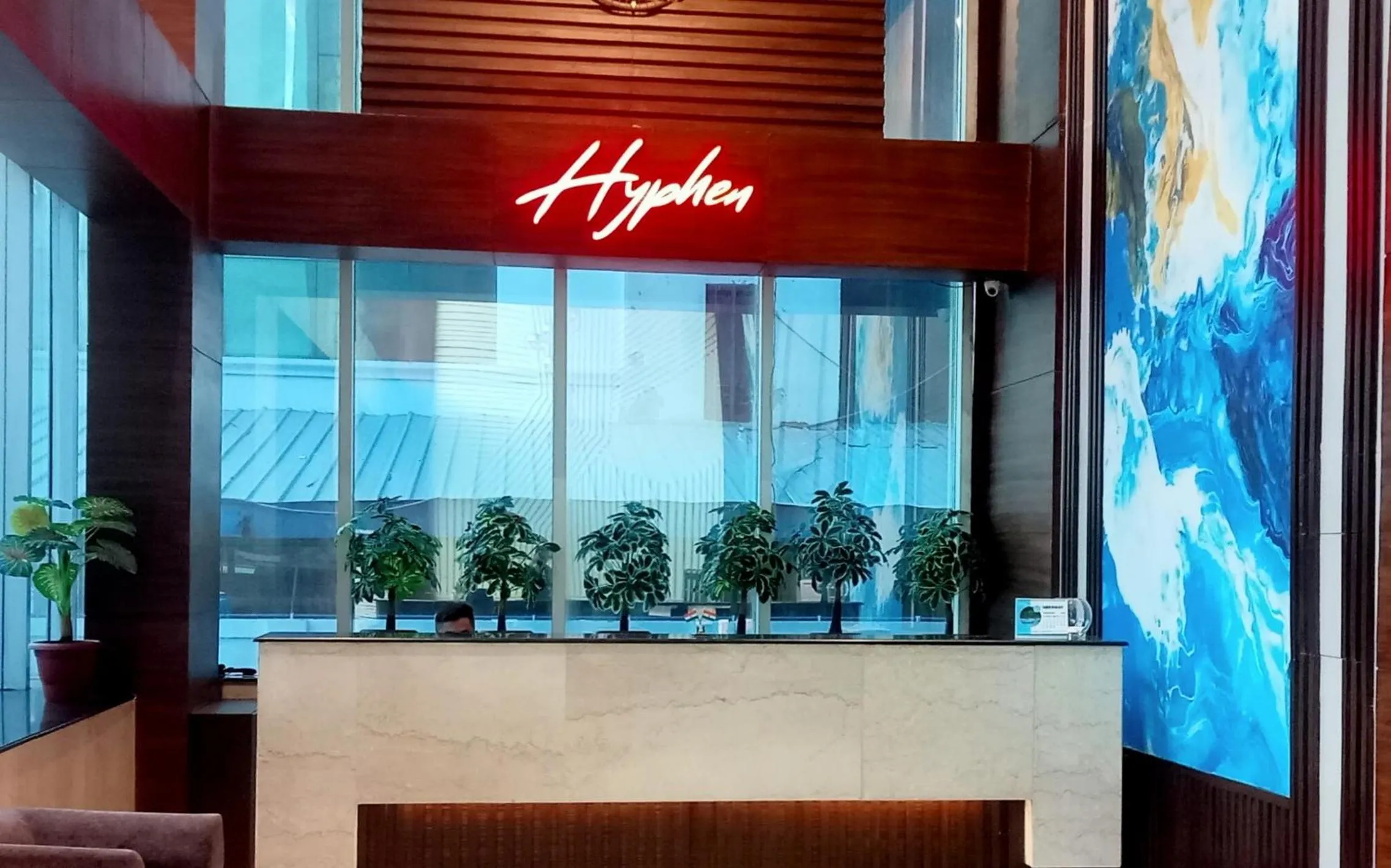 Lobby or reception in Hyphen Business Hotel