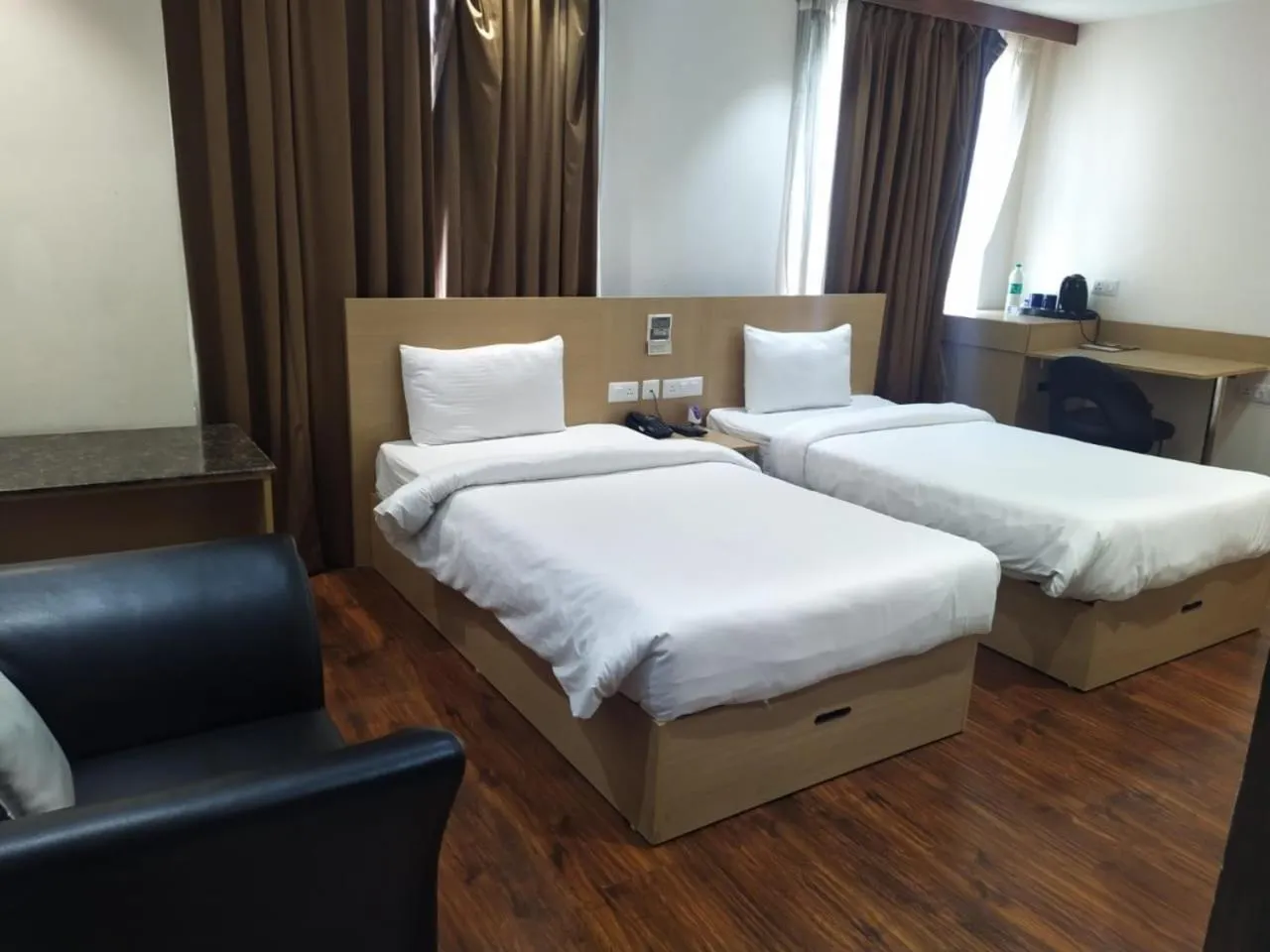 Photo of the whole room, Bed in Hyphen Business Hotel