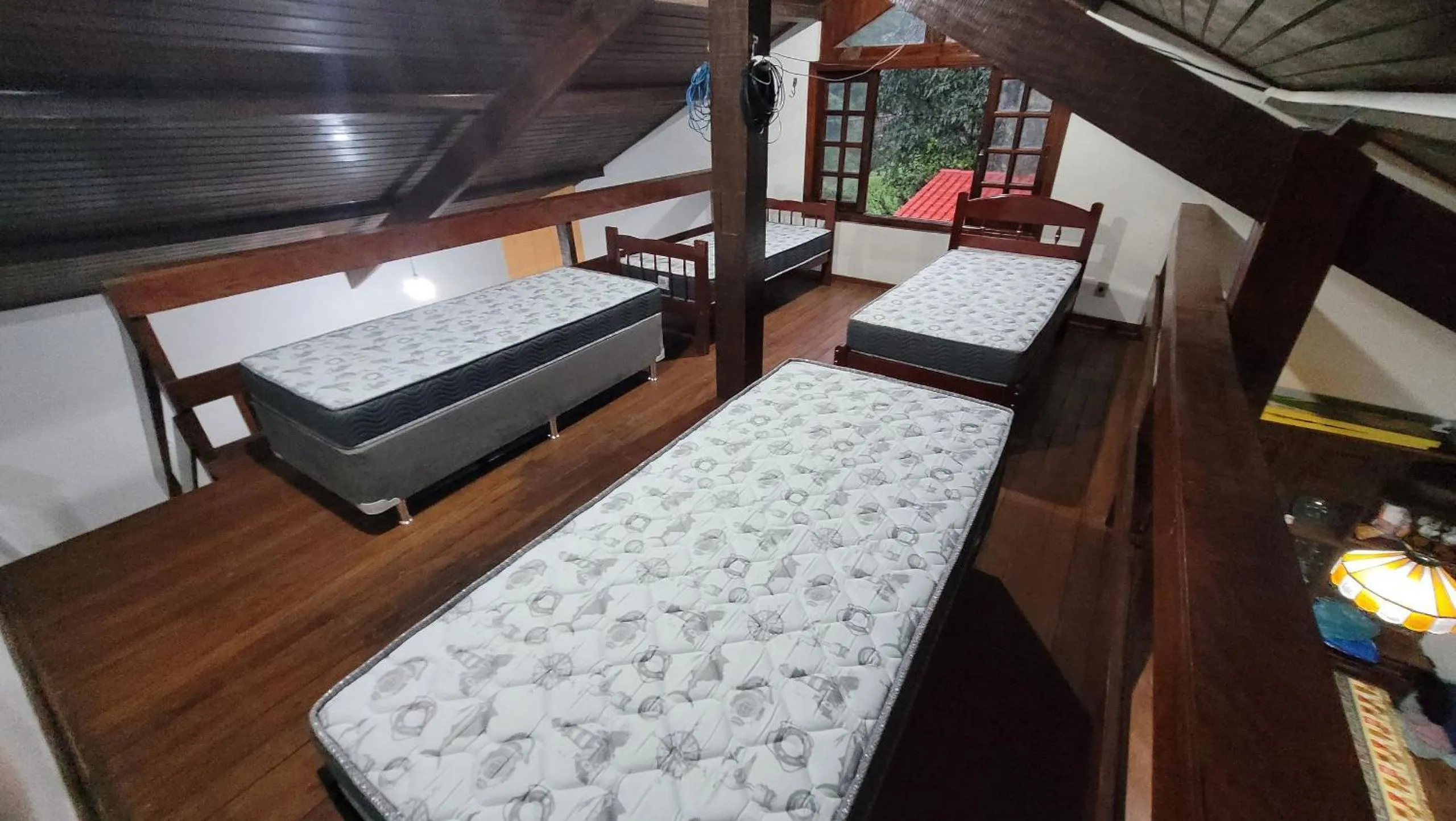 Bed in Eco Chalés Luar das Marés