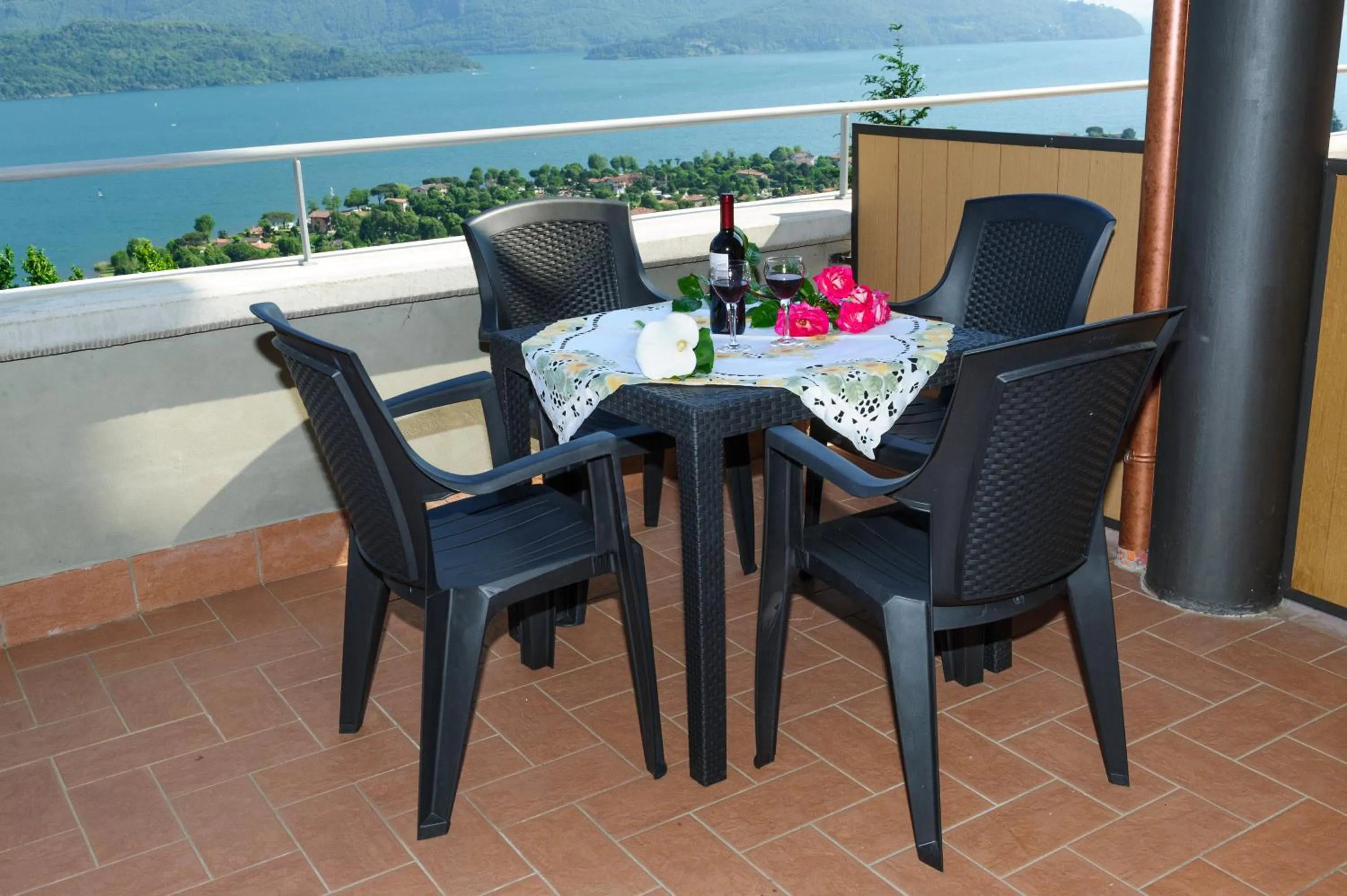 Balcony/Terrace in Residence Le Azalee & SPA