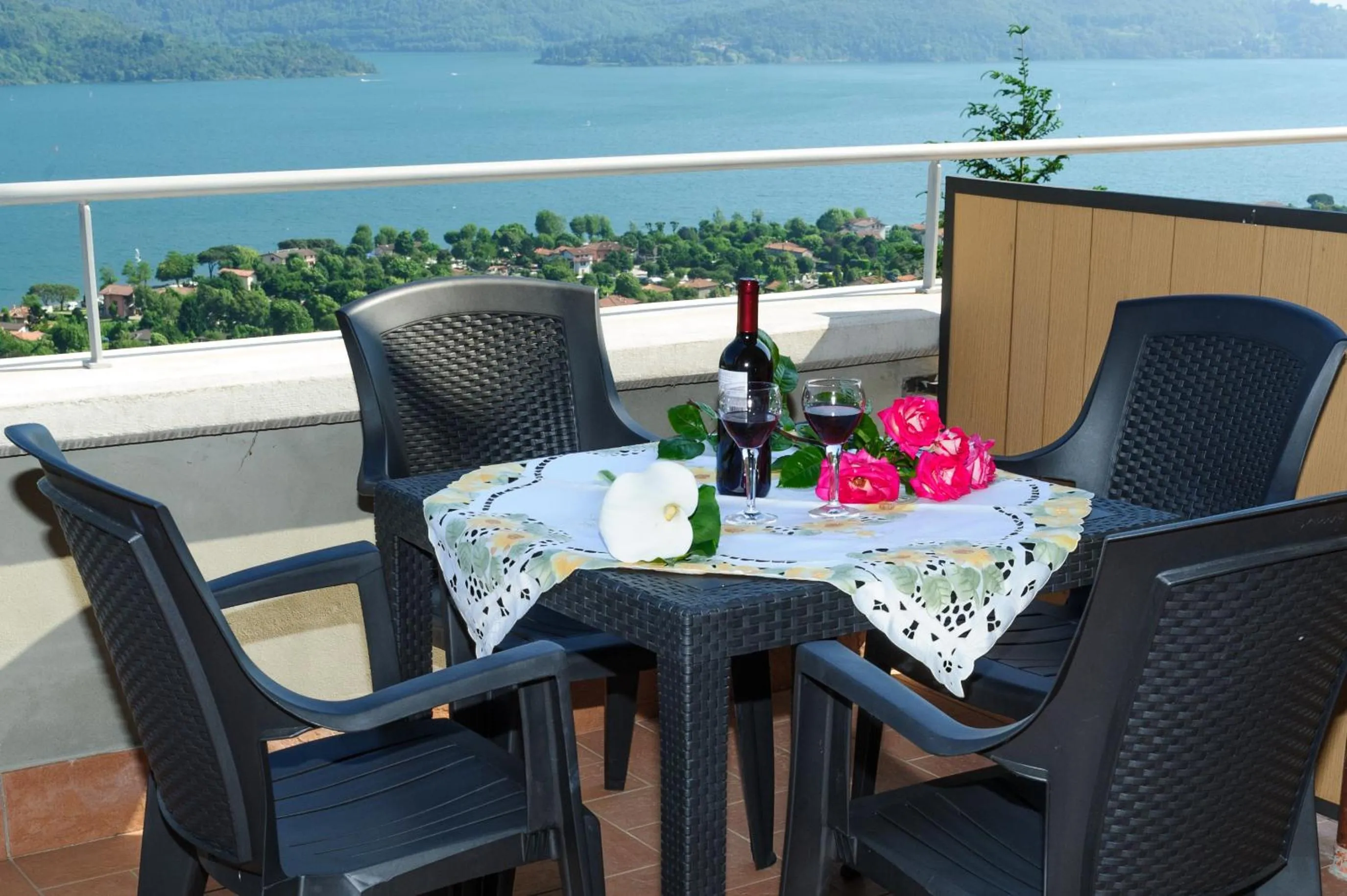 Balcony/Terrace in Residence Le Azalee & SPA