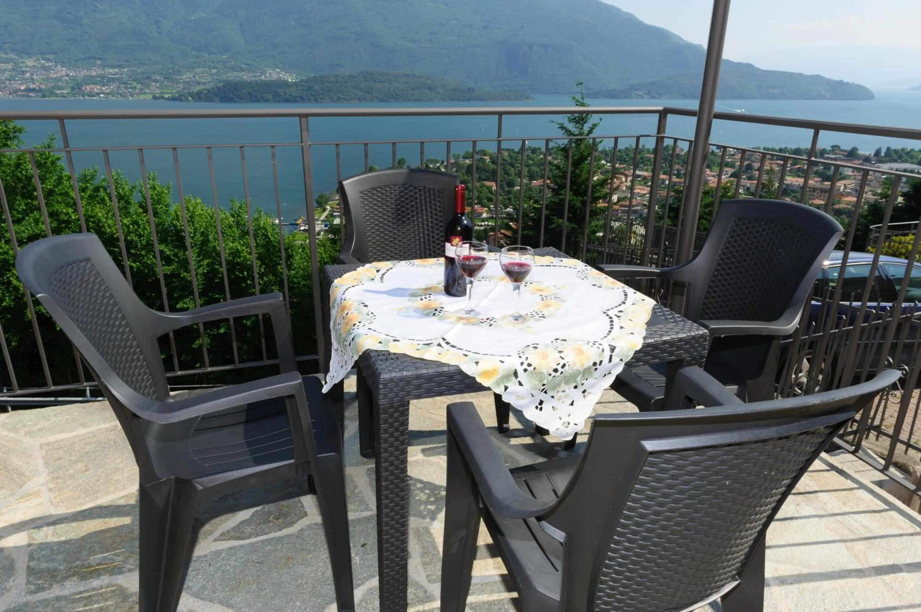 Balcony/Terrace in Residence Le Azalee & SPA