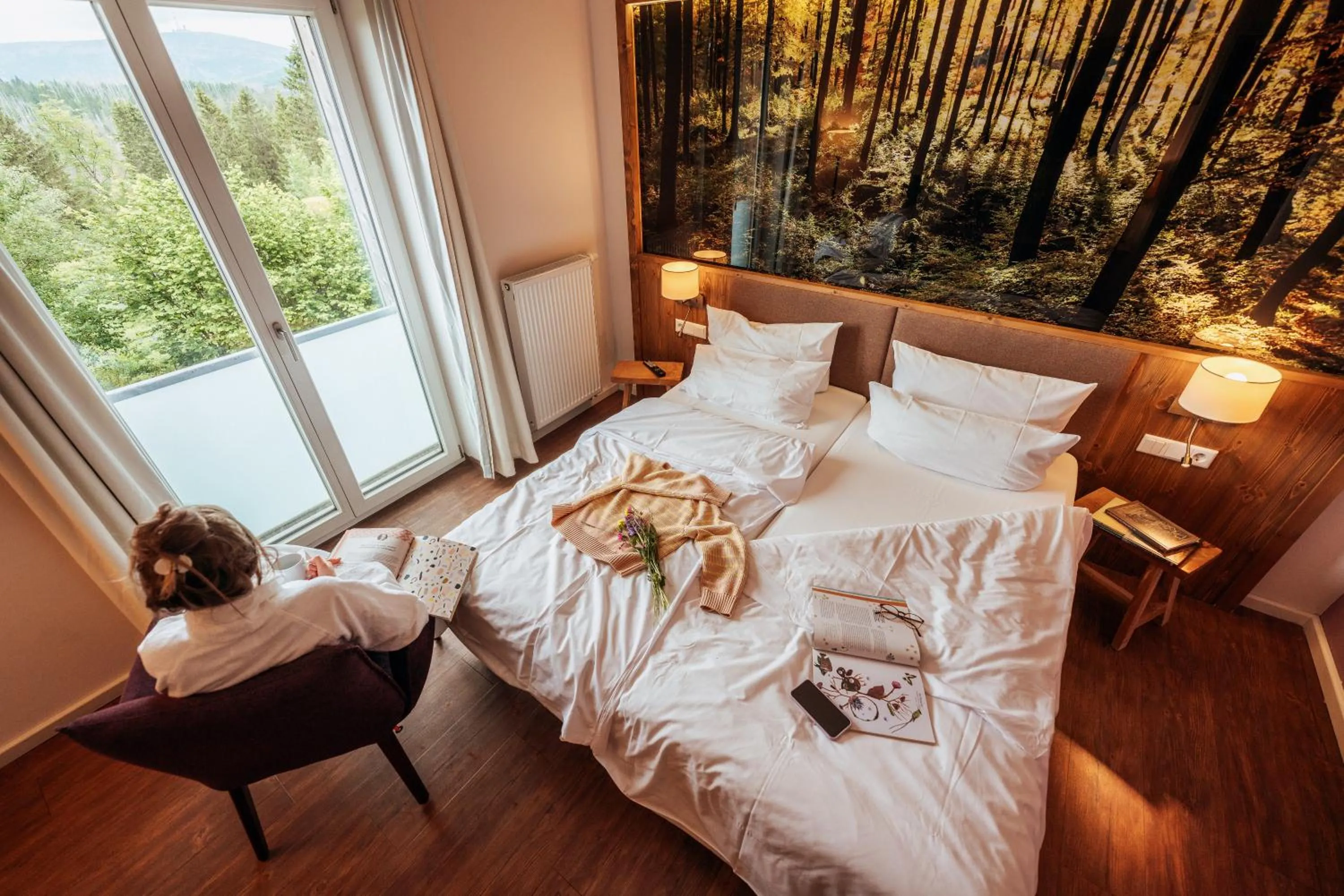 Photo of the whole room, Bed in Torfhaus Harzresort