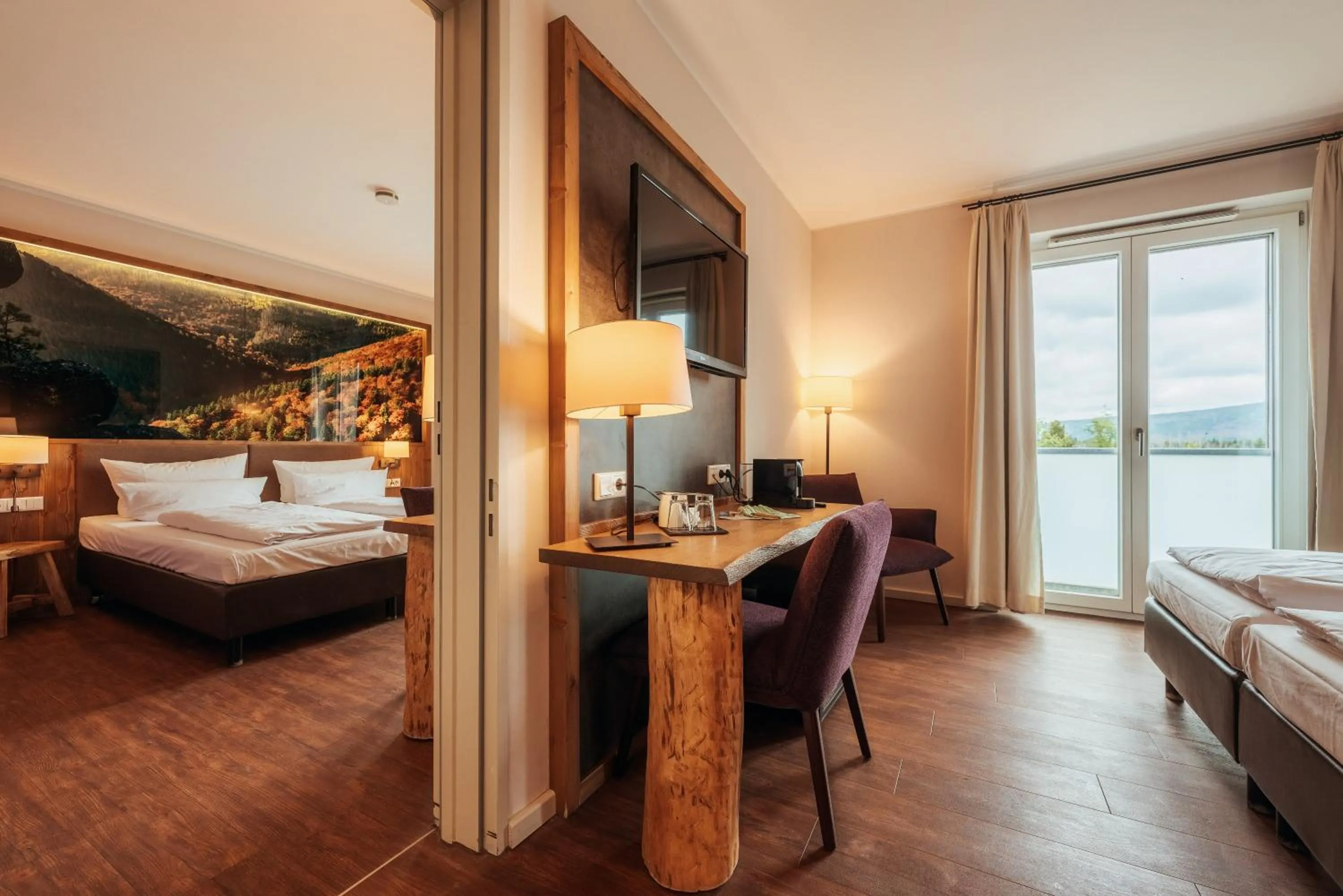 Photo of the whole room, Bed in Torfhaus Harzresort