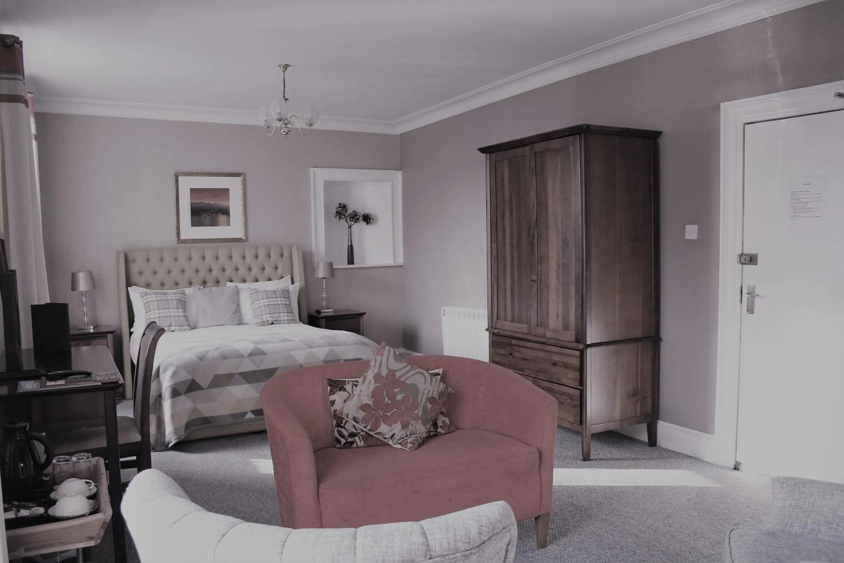 Bedroom, Bed in The Kirkcudbright Bay Hotel
