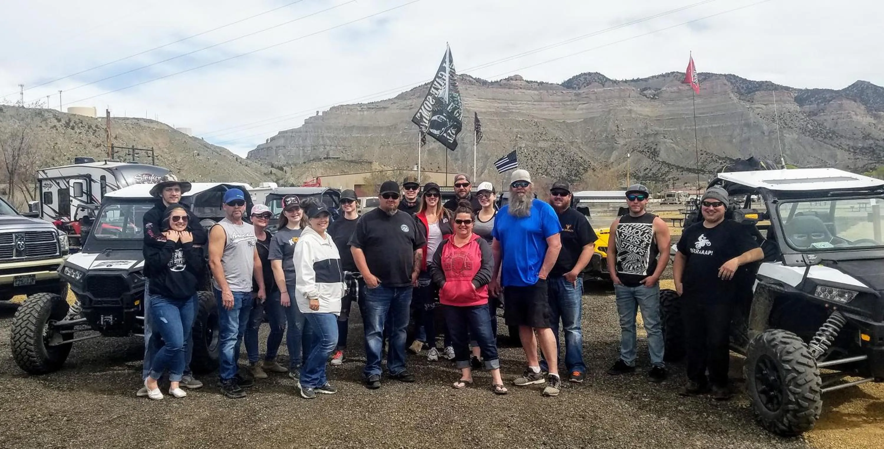 People in Castle Gate RV Park