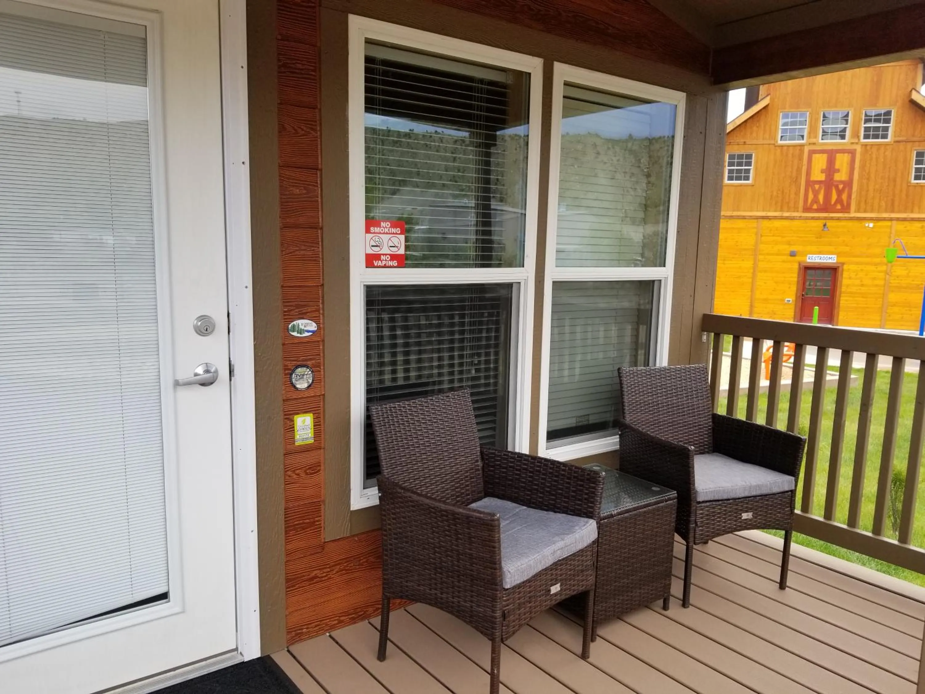 Patio in Castle Gate RV Park