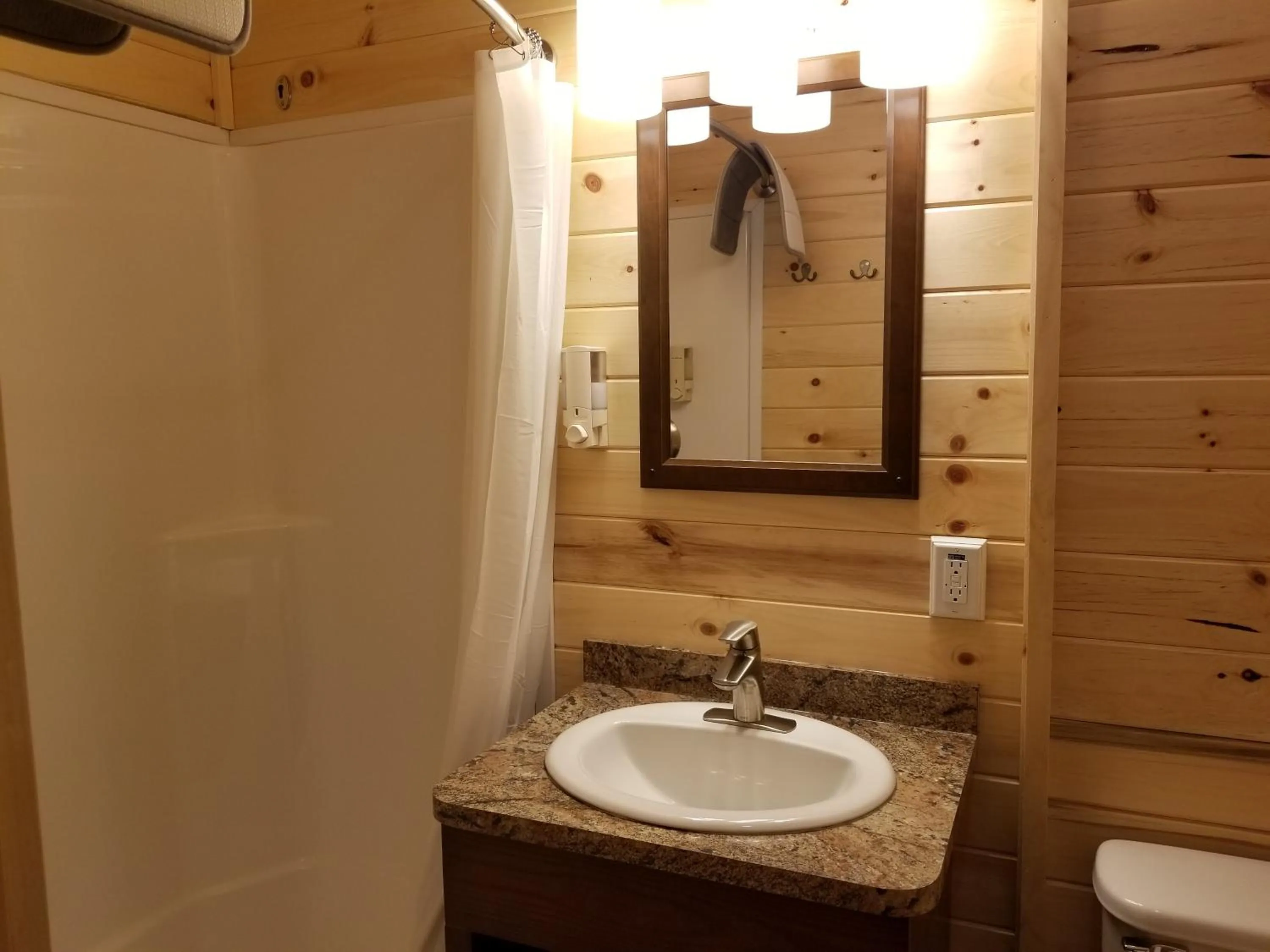 Bathroom in Castle Gate RV Park