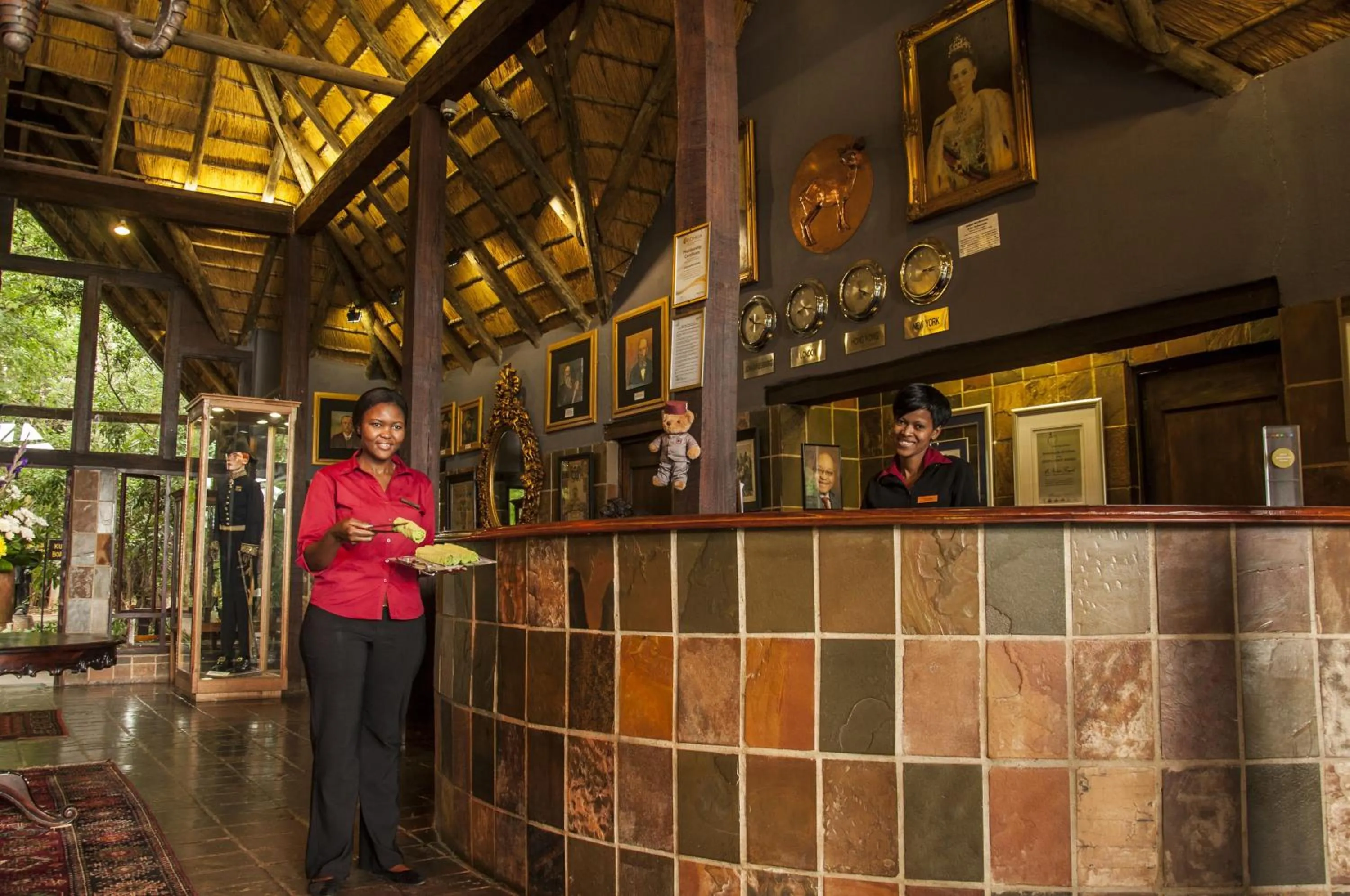 Lobby or reception in Kedar Heritage Lodge, Conference Centre & Spa