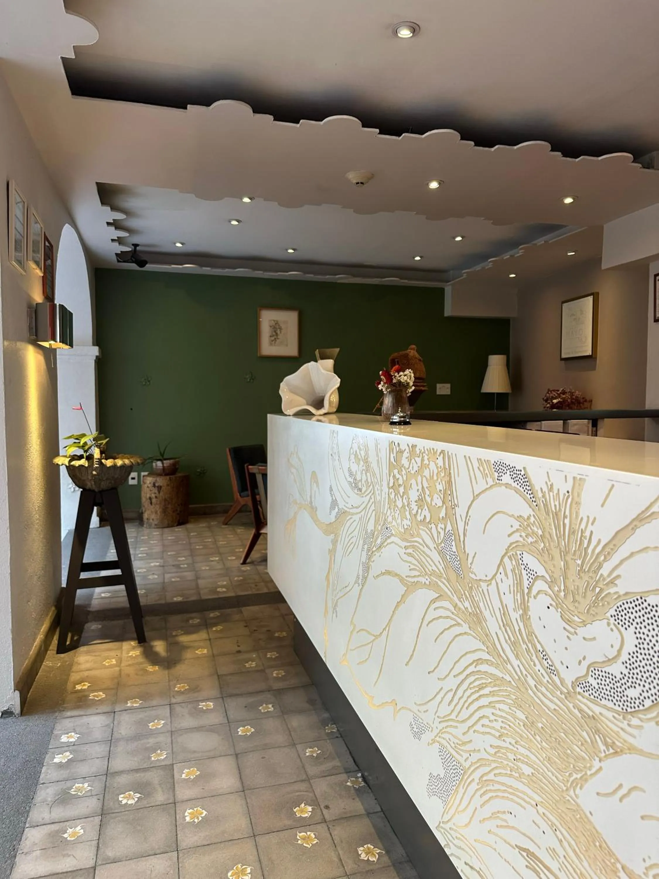 Lobby or reception in Flor de Mayo Hotel & Restaurant