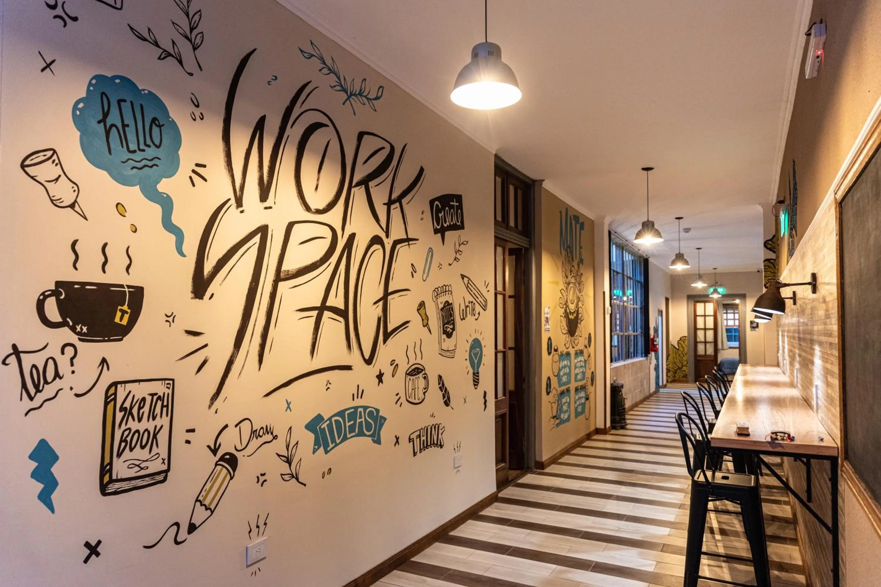 Area and facilities in Che Juan Hostel BA