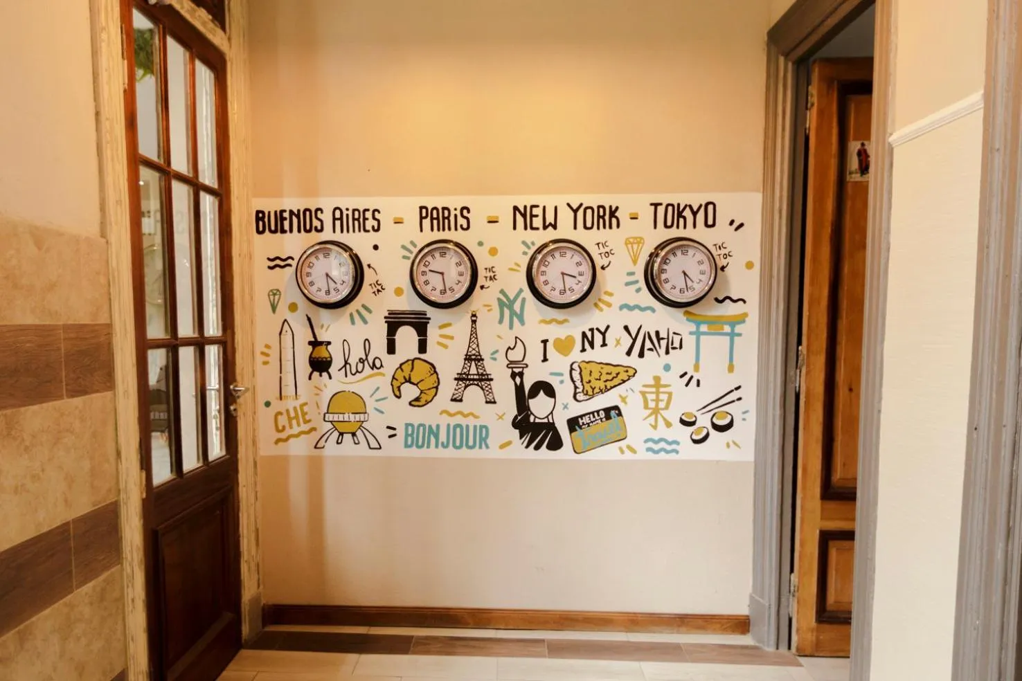 Lobby or reception in Che Juan Hostel BA