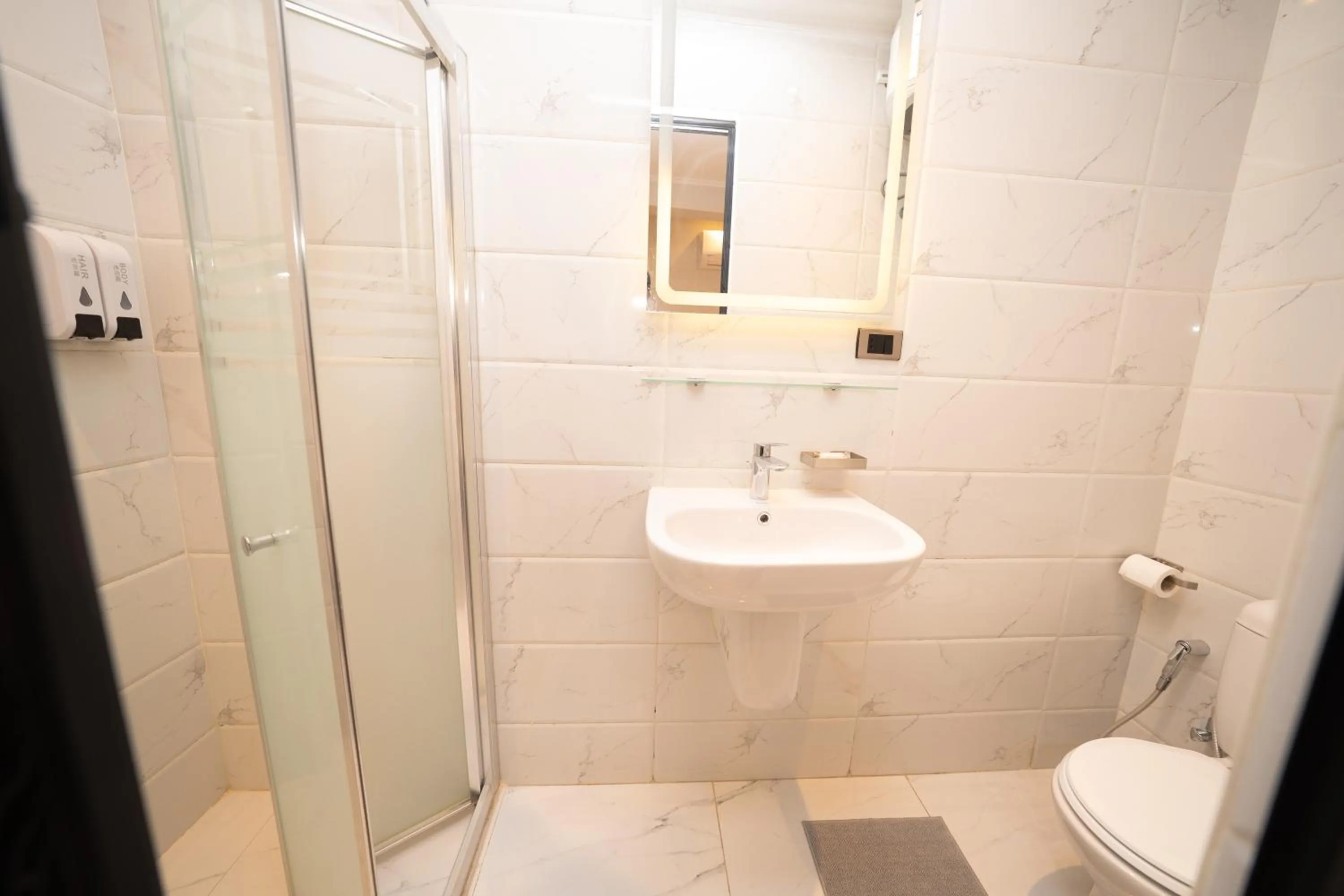 Bathroom in Helio Cairo Hotel