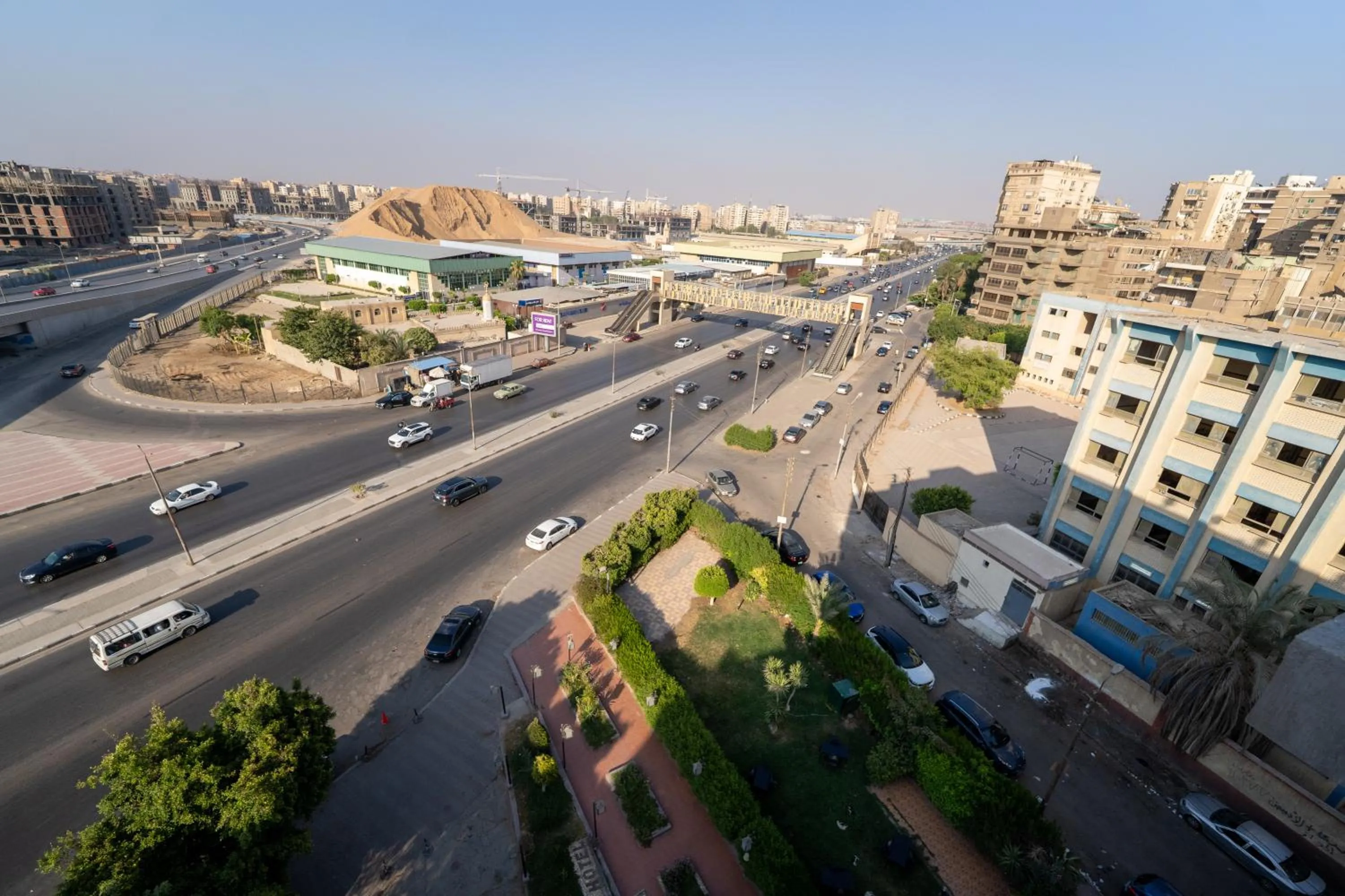 Street view in Helio Cairo Hotel