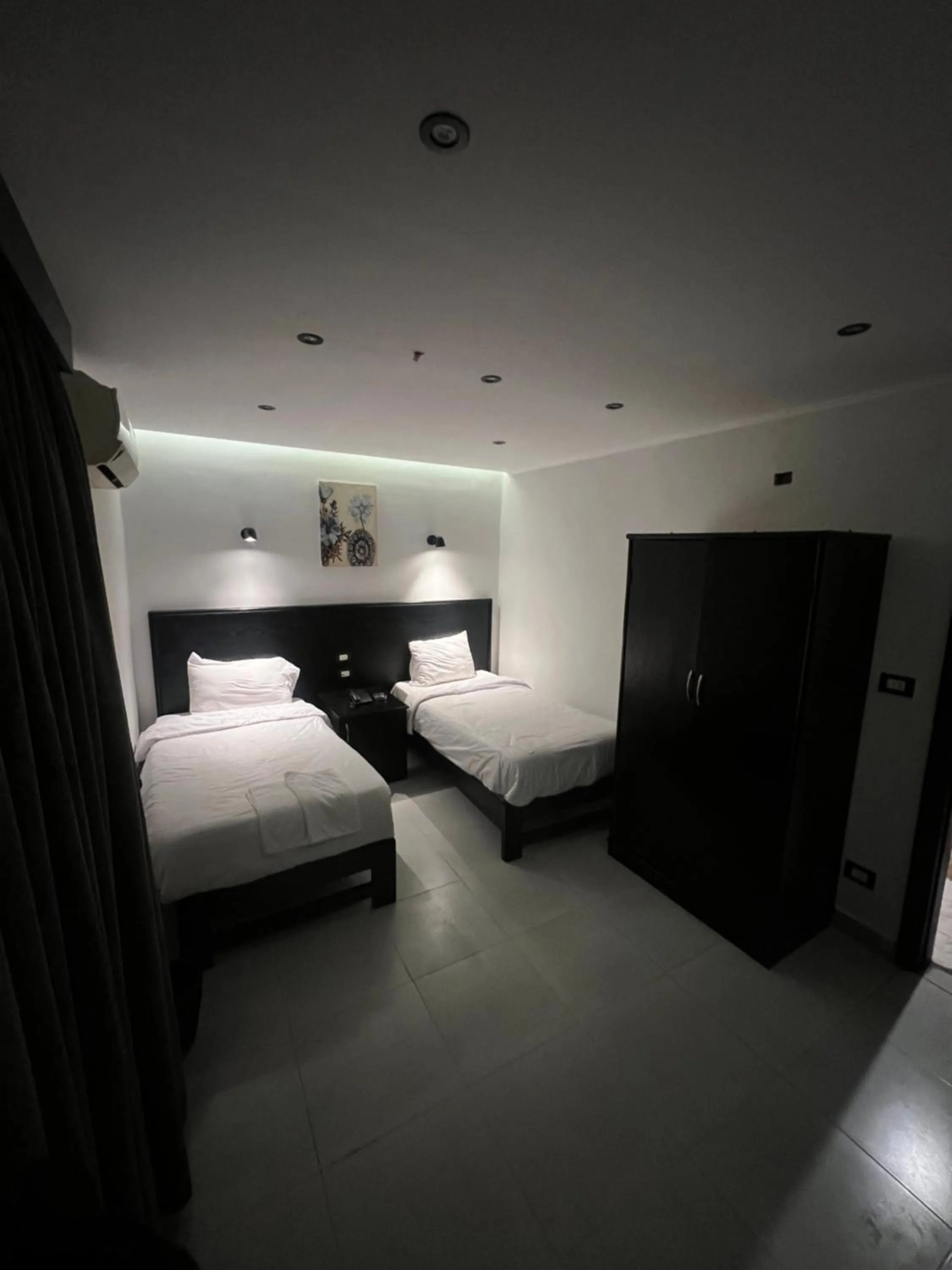 Bed in Helio Cairo Hotel