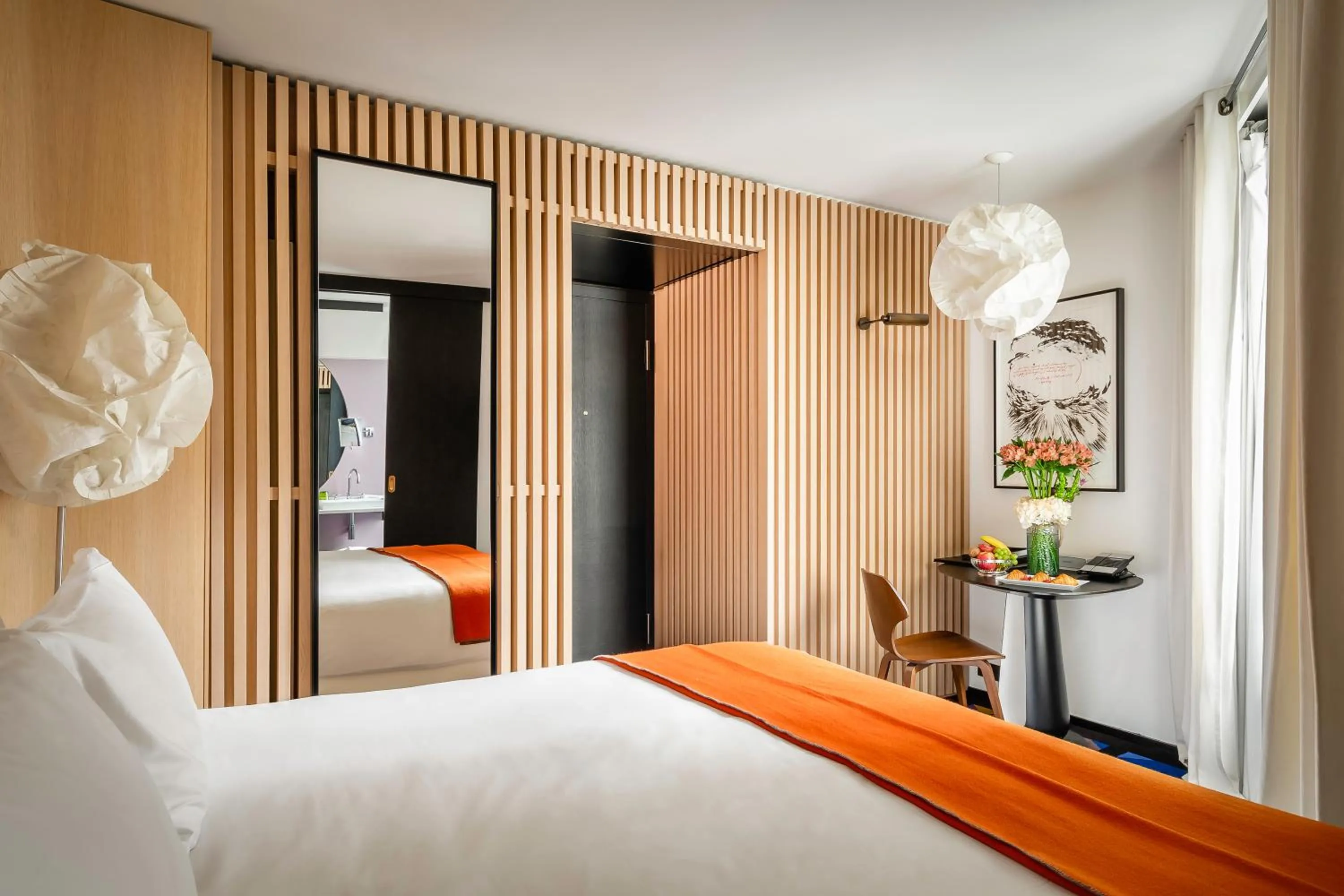 Bed in Hôtel du Ministère