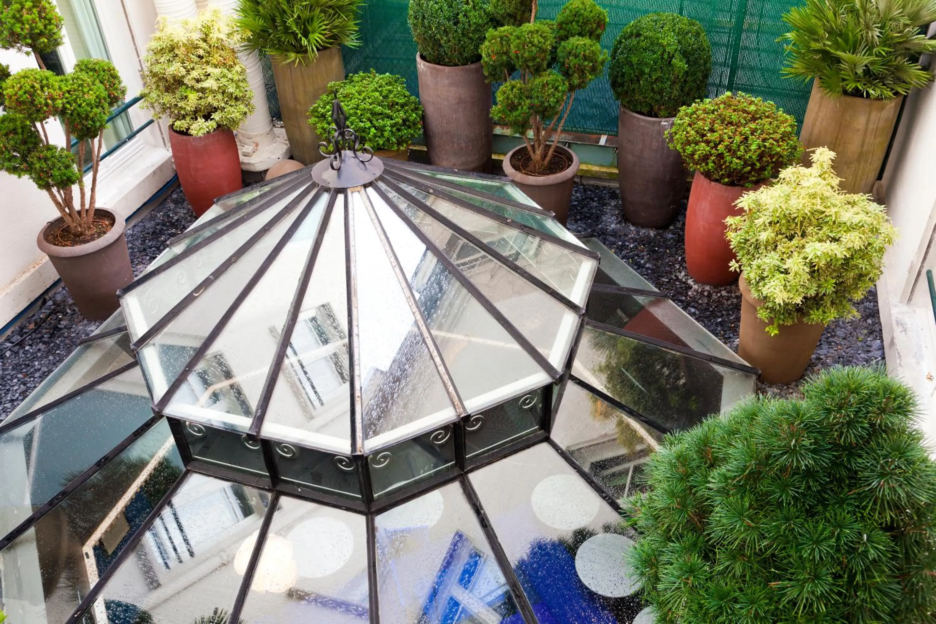 Bird's eye view in Hôtel du Ministère