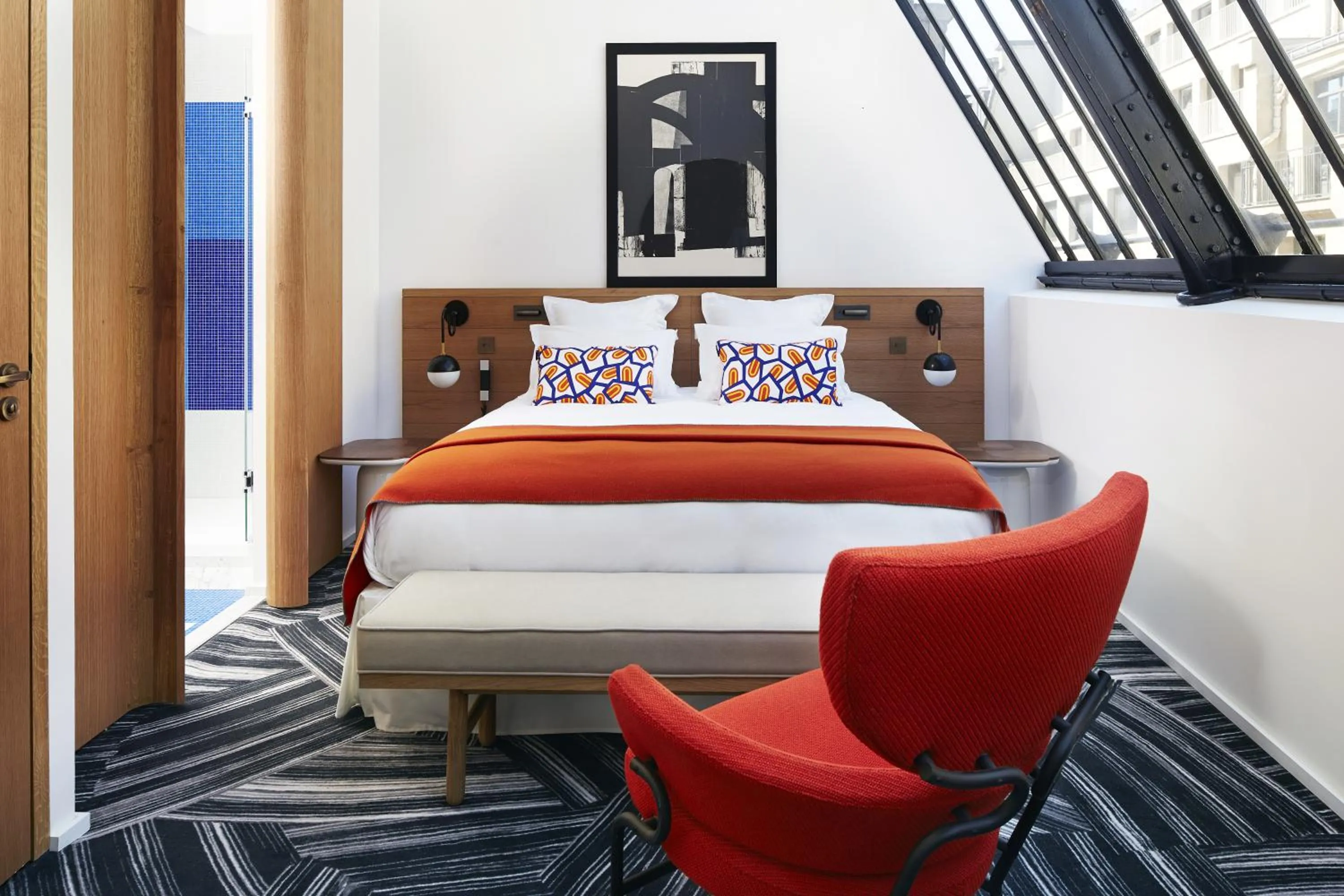 Bed in Hôtel du Ministère