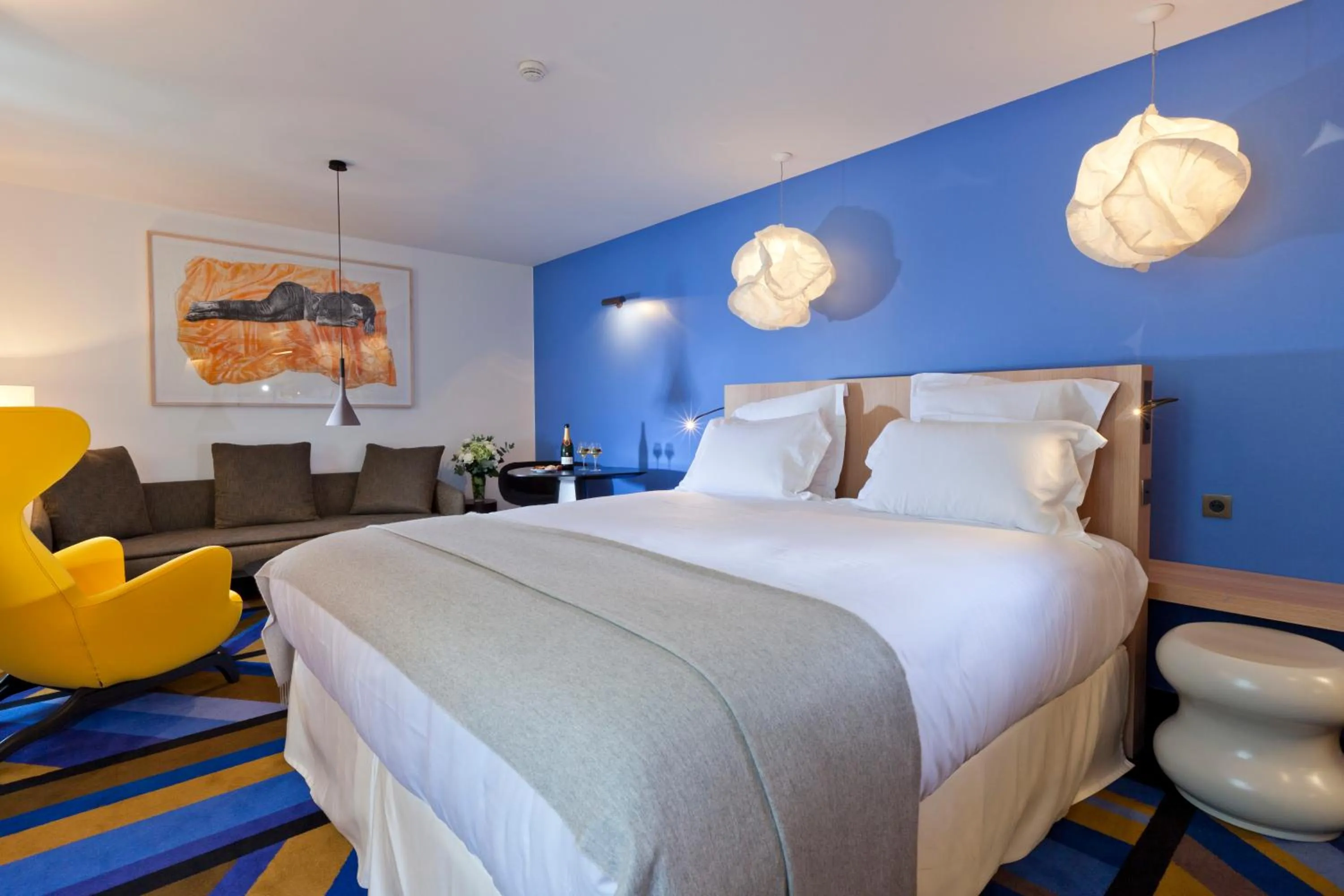 Bed in Hôtel du Ministère