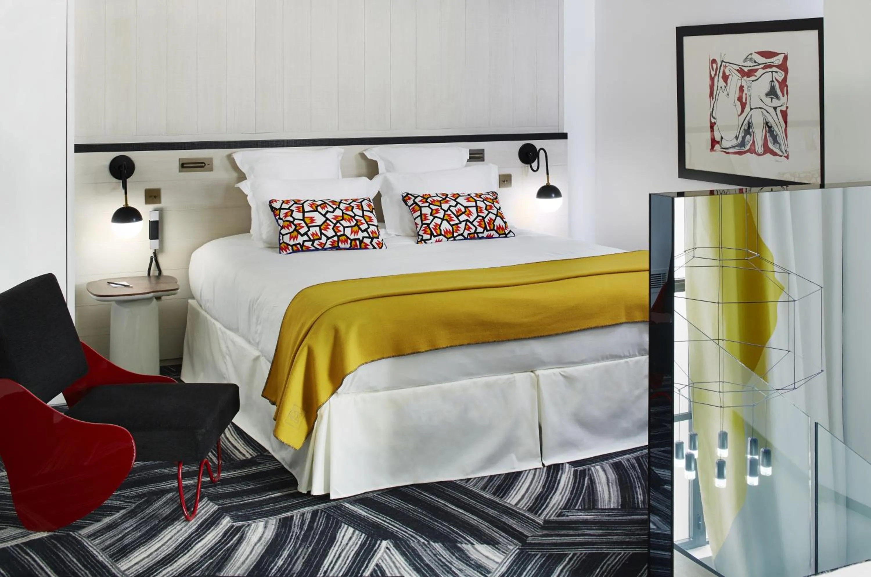 Bed in Hôtel du Ministère