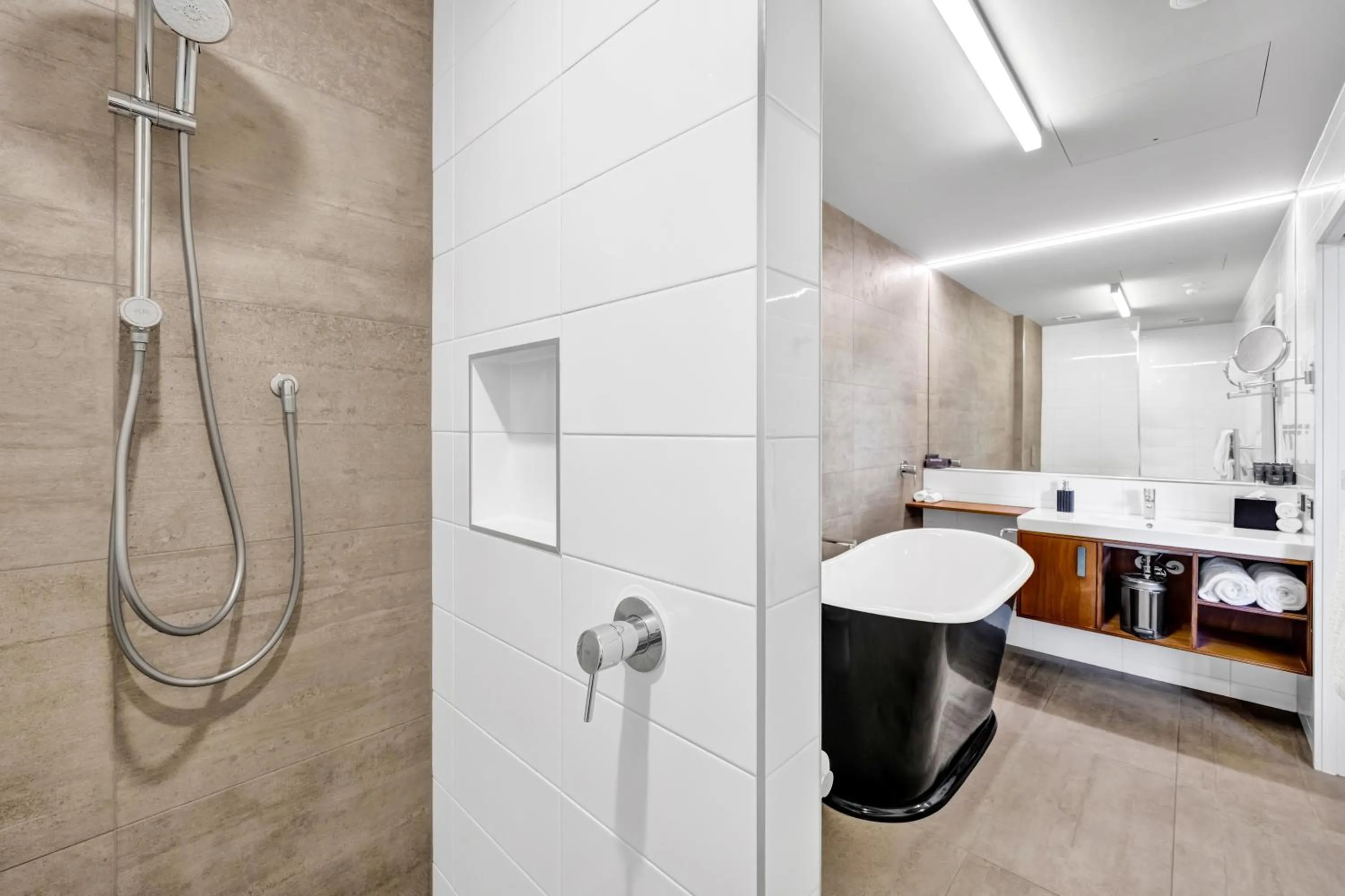 Bathroom in King and Queen Hotel Suites