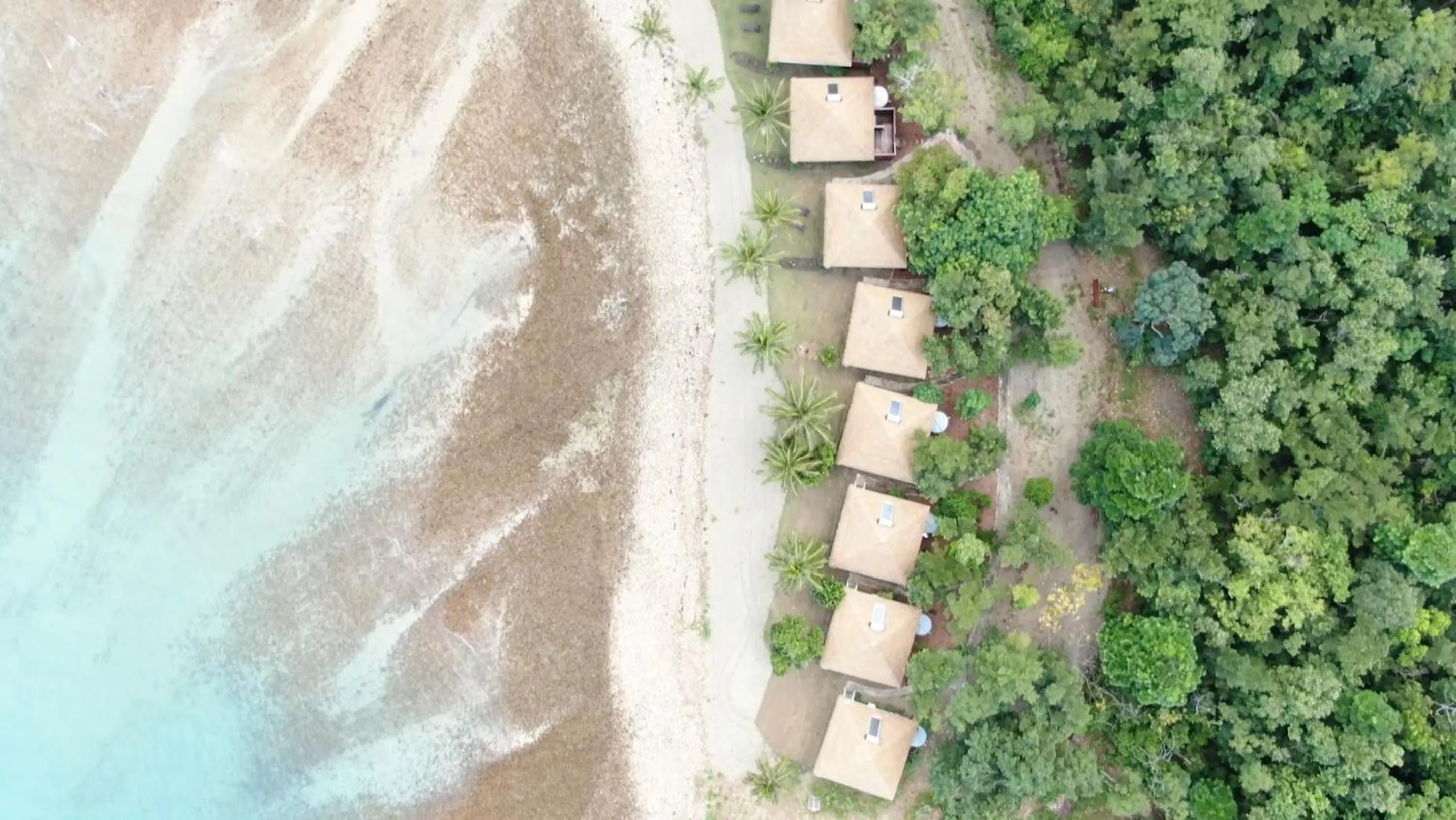 Bird's eye view in Elysian Luxury Eco Island Retreat
