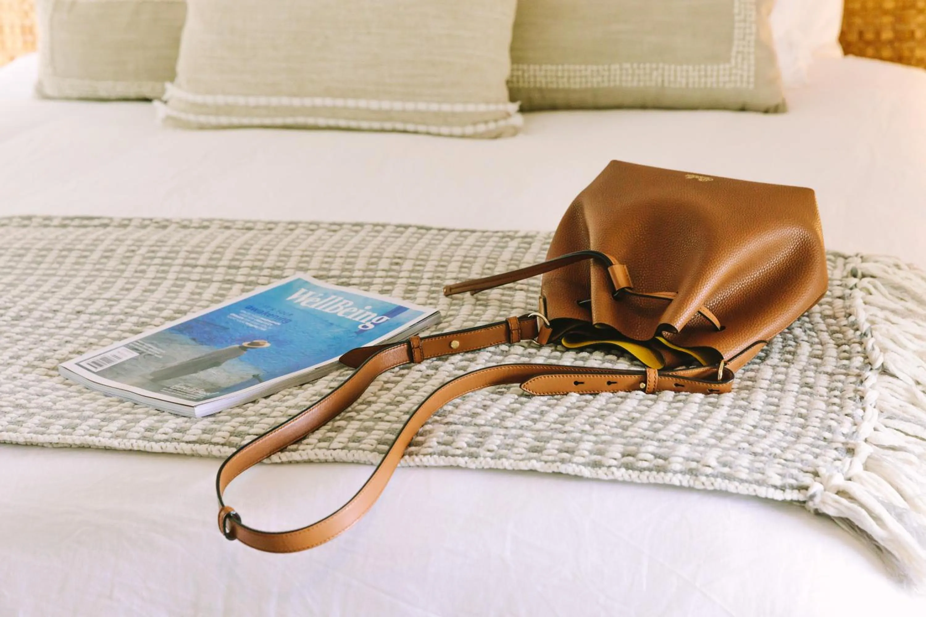 Bed in Elysian Luxury Eco Island Retreat