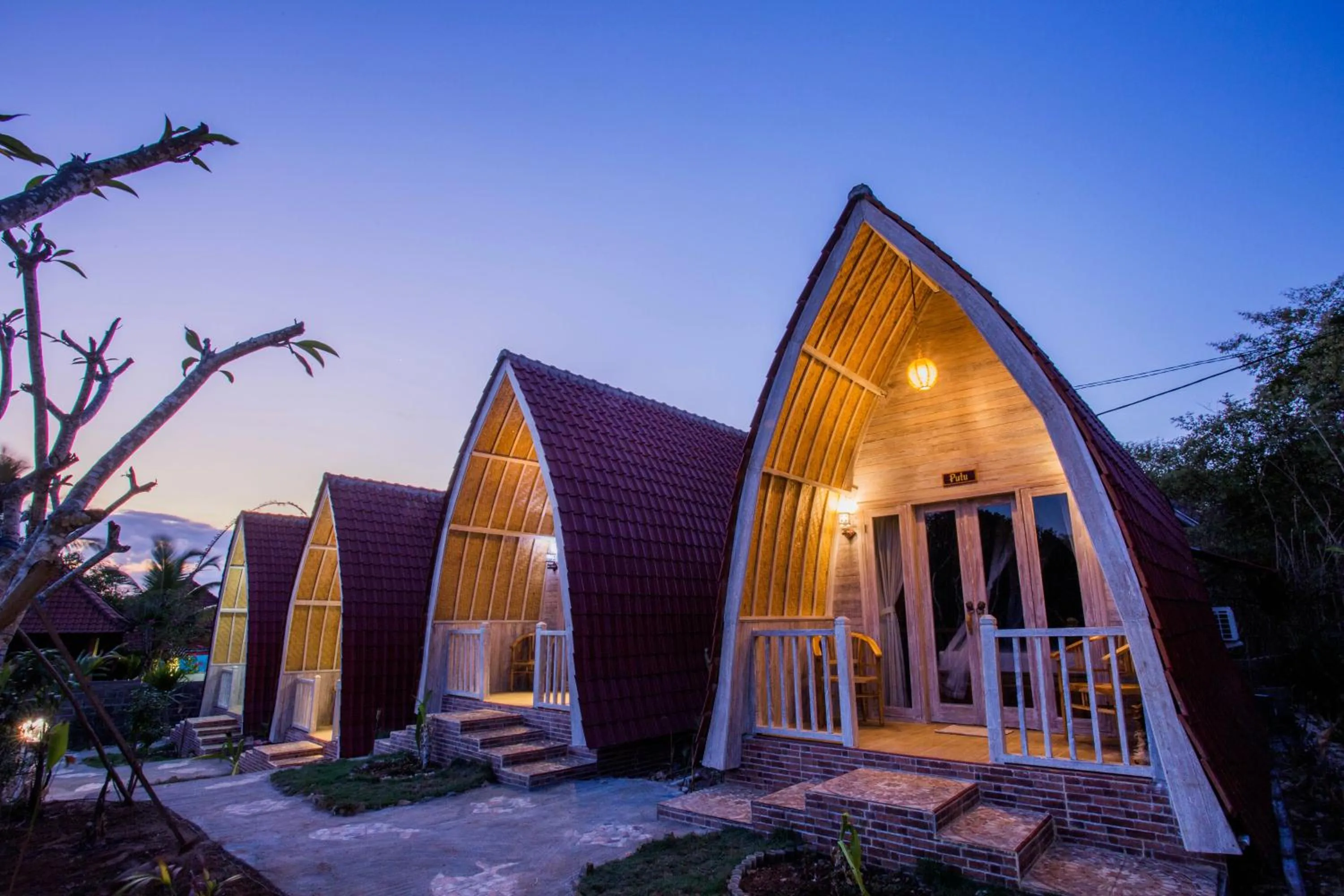 Garden in The Dafish Ceningan