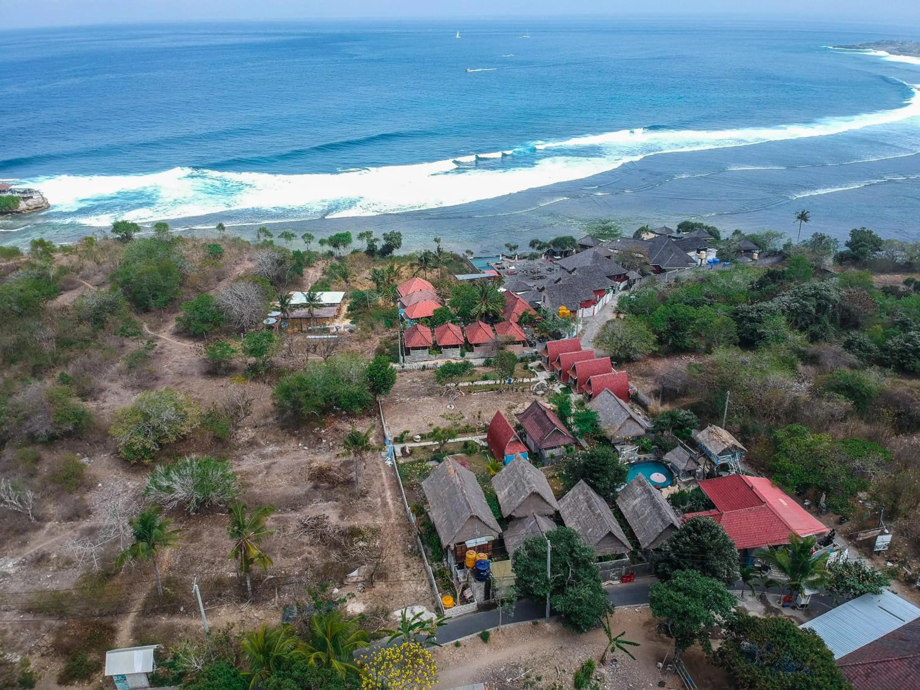 Bird's eye view in The Dafish Ceningan