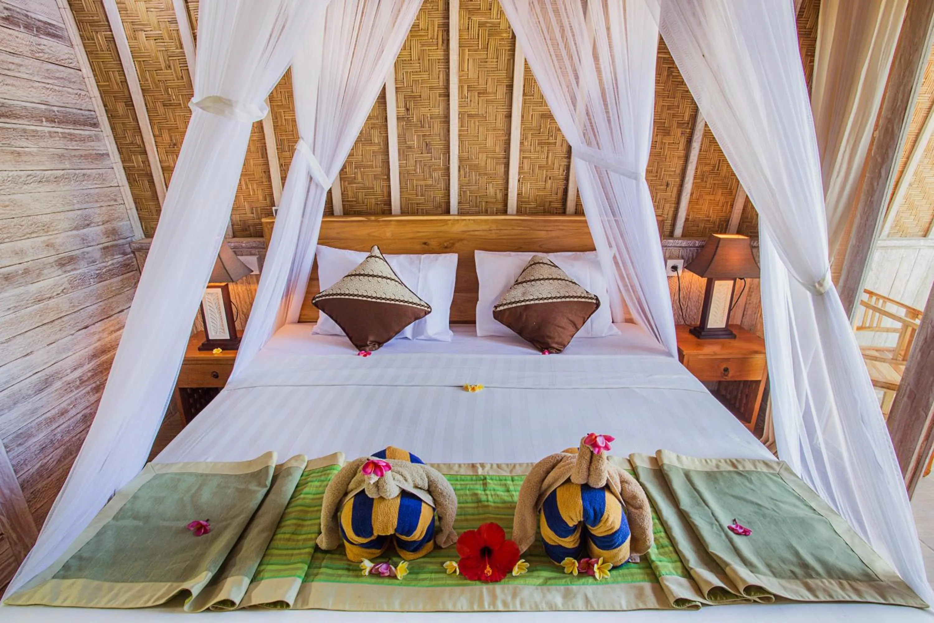 On site, Bed in The Dafish Ceningan