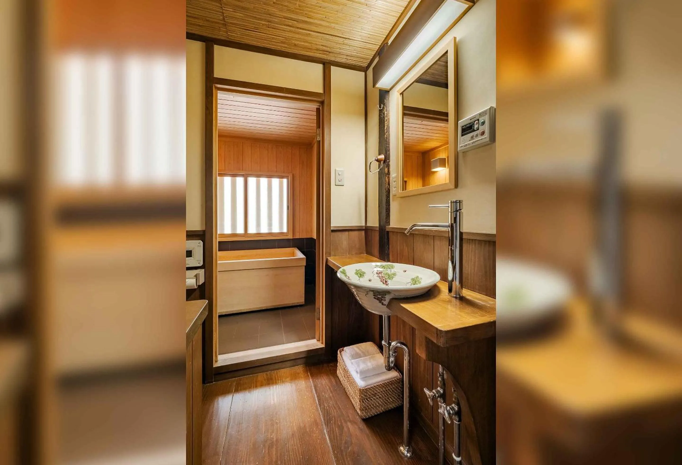 Bathroom in Gion Koyu an Machiya House
