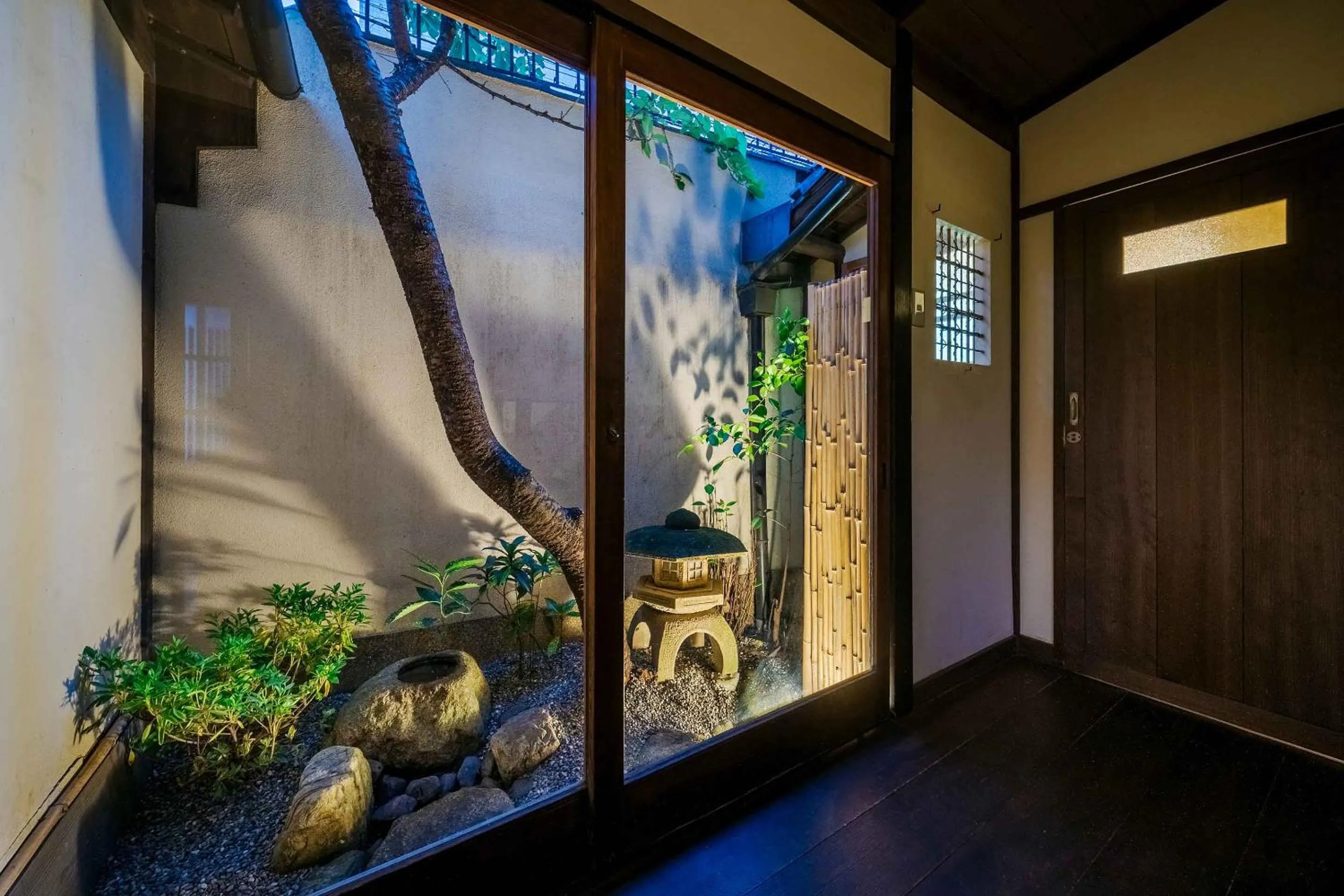 Garden view in Gion Koyu an Machiya House