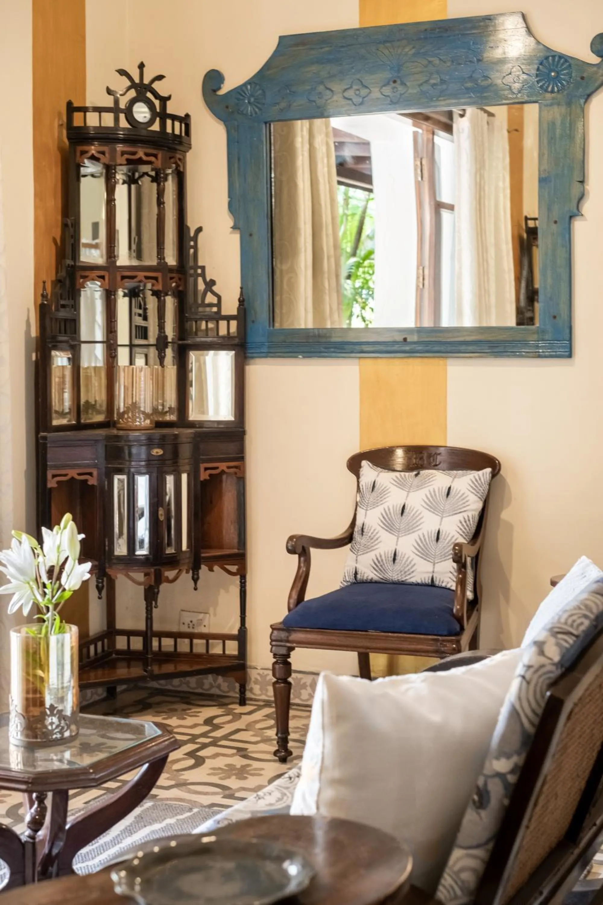 Seating area in Casa Britona