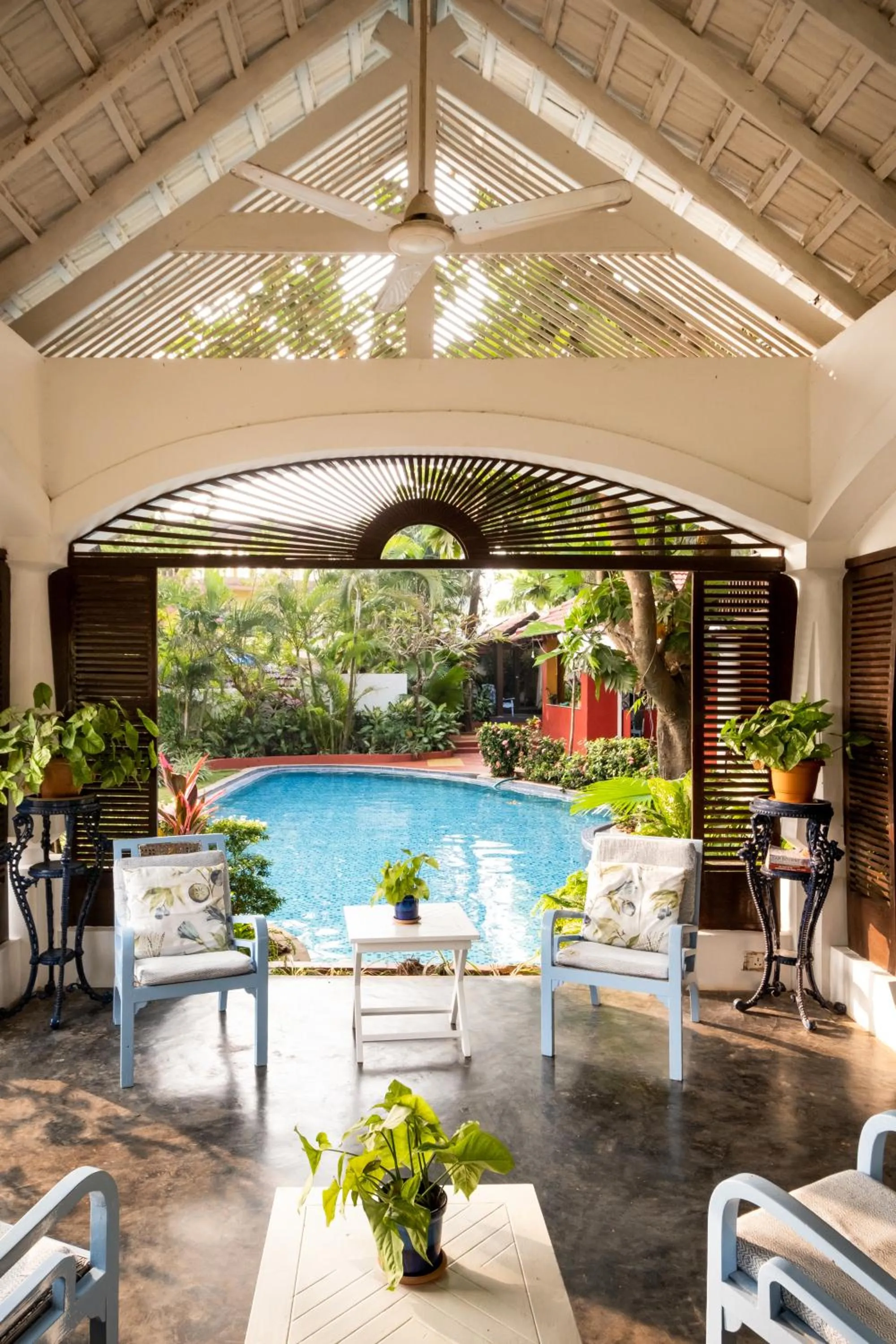 Garden view in Casa Britona