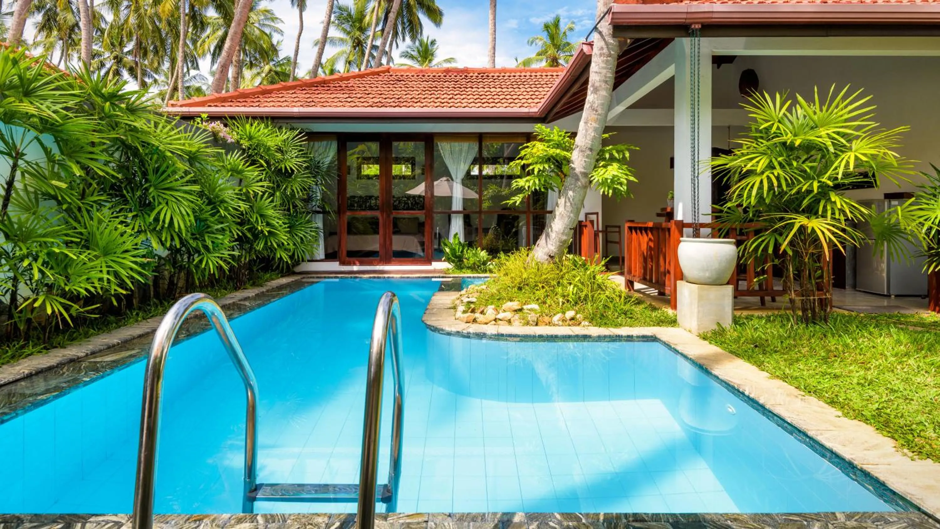 Garden, Swimming Pool in Good Karma