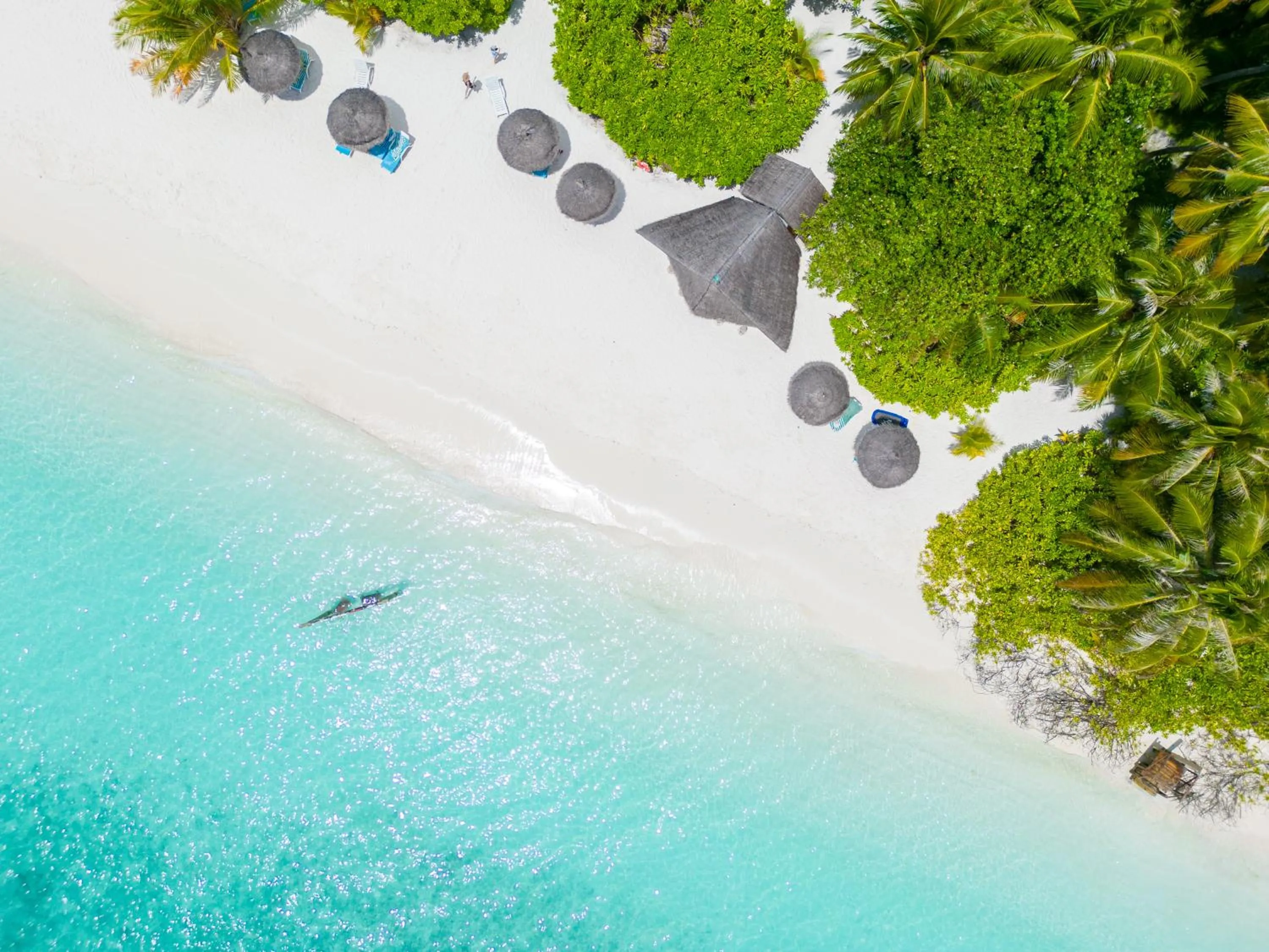 Beach in Fihalhohi Maldives