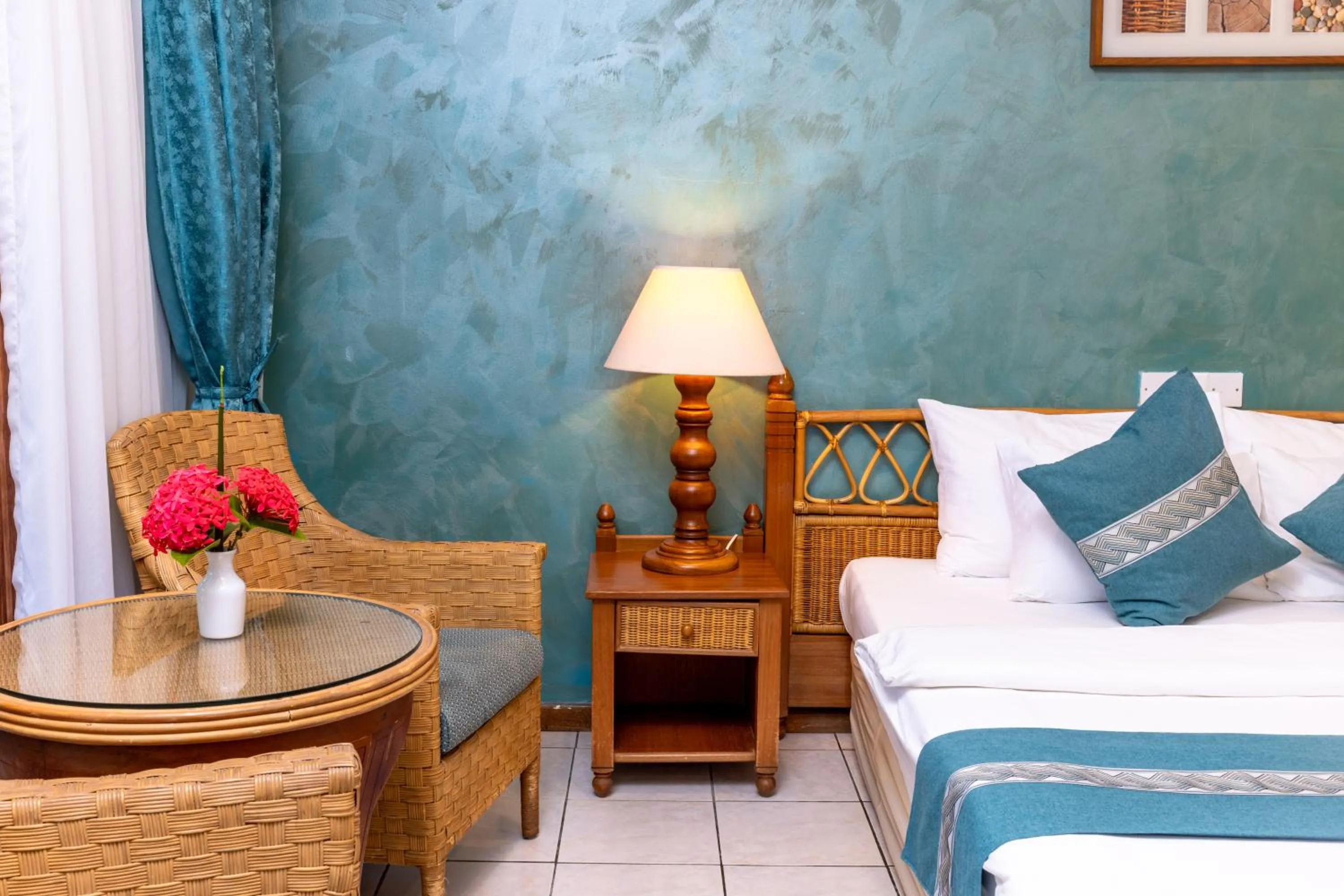 Bed in Fihalhohi Maldives