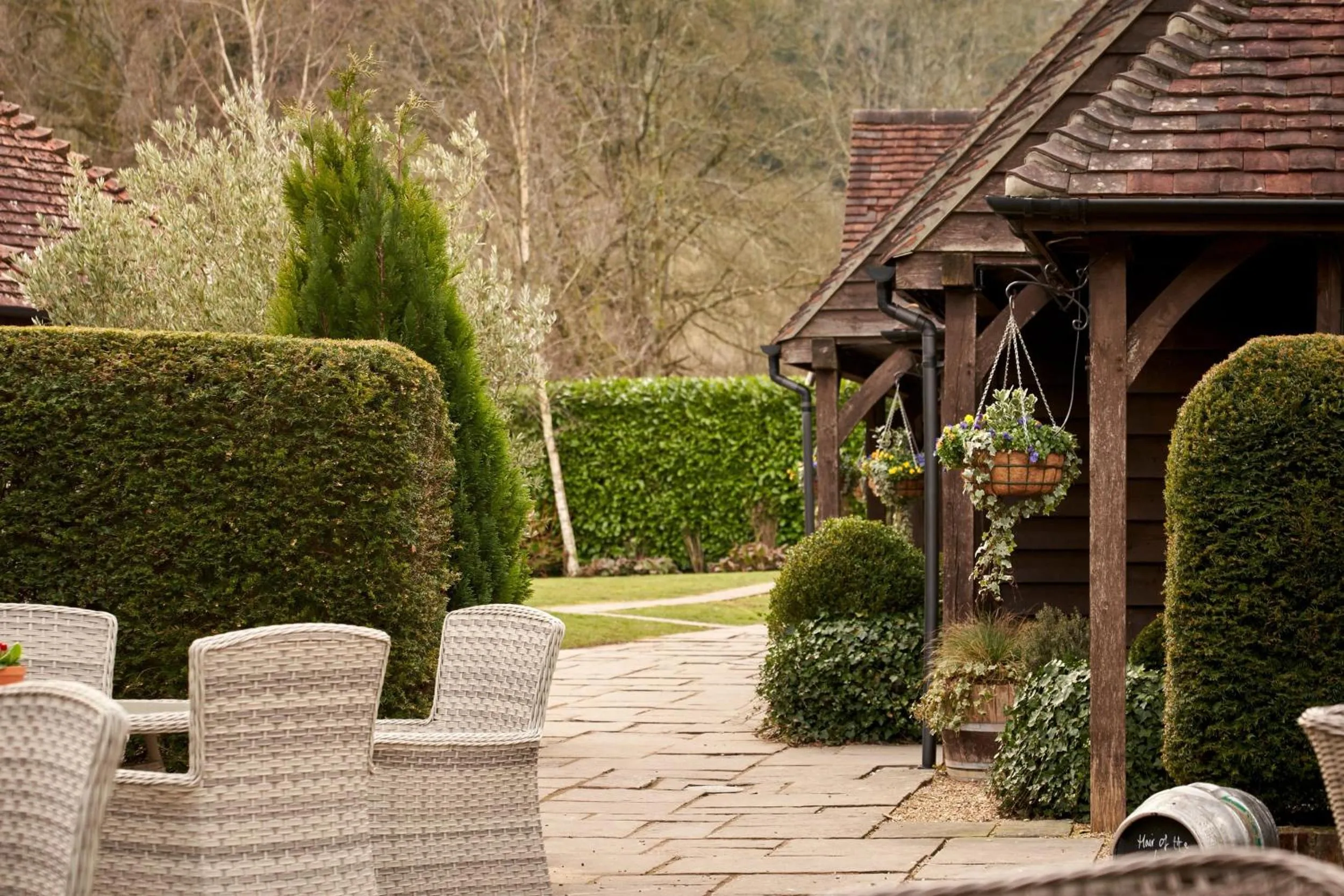 Garden in The White Horse