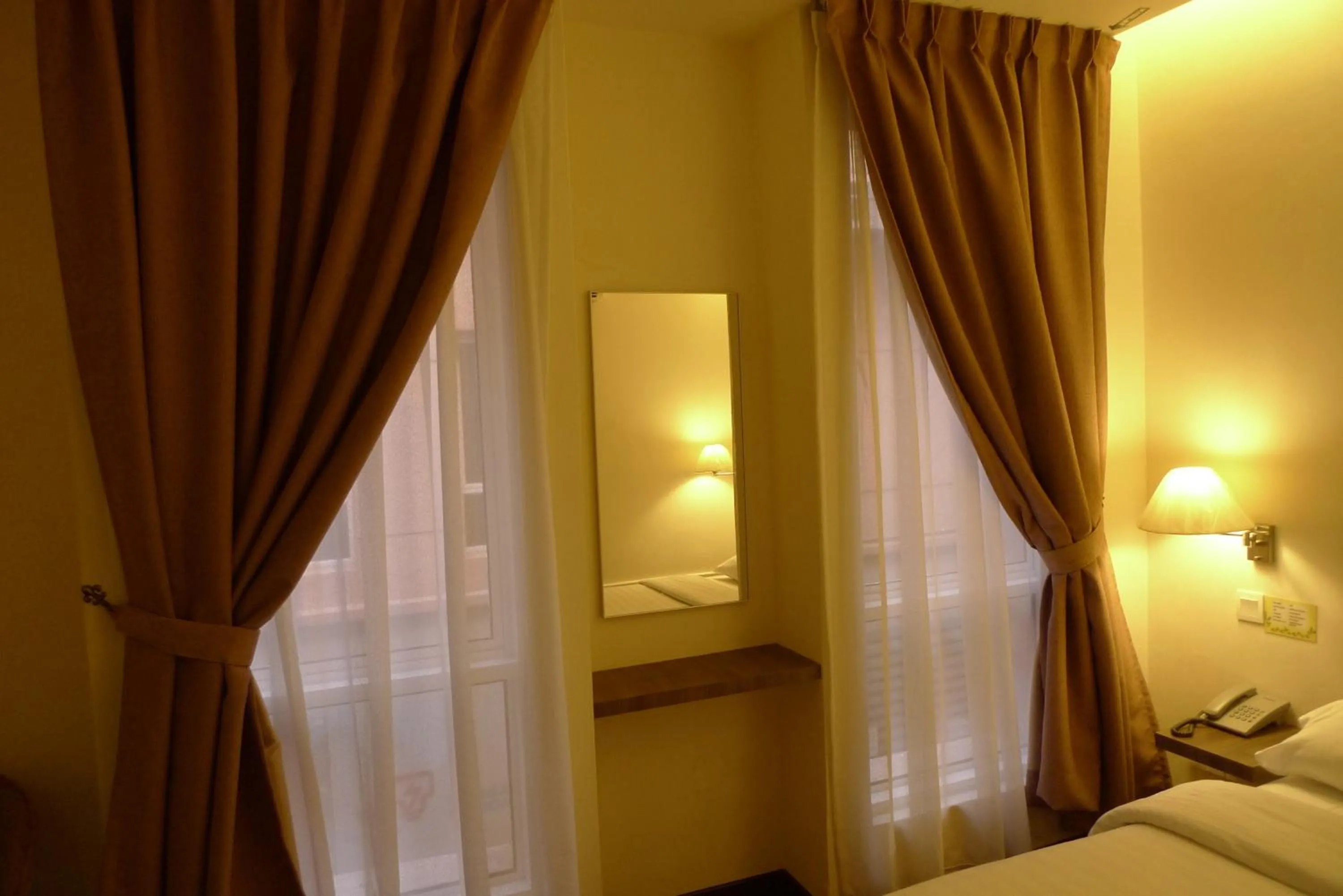 Decorative detail, Bed in 9 Square Hotel - Kota Damansara