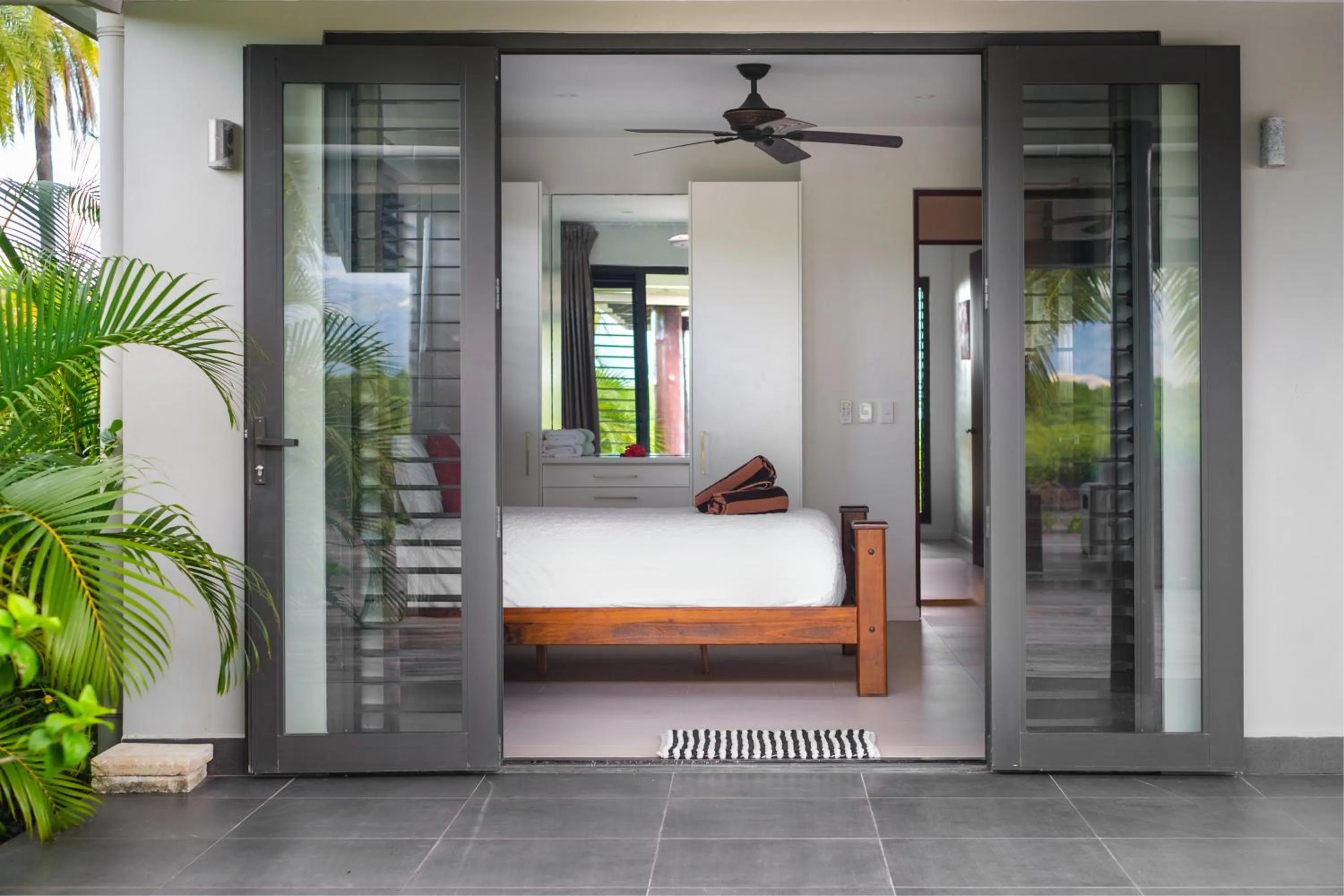 Bed in Naisoso Island Villas - Fiji