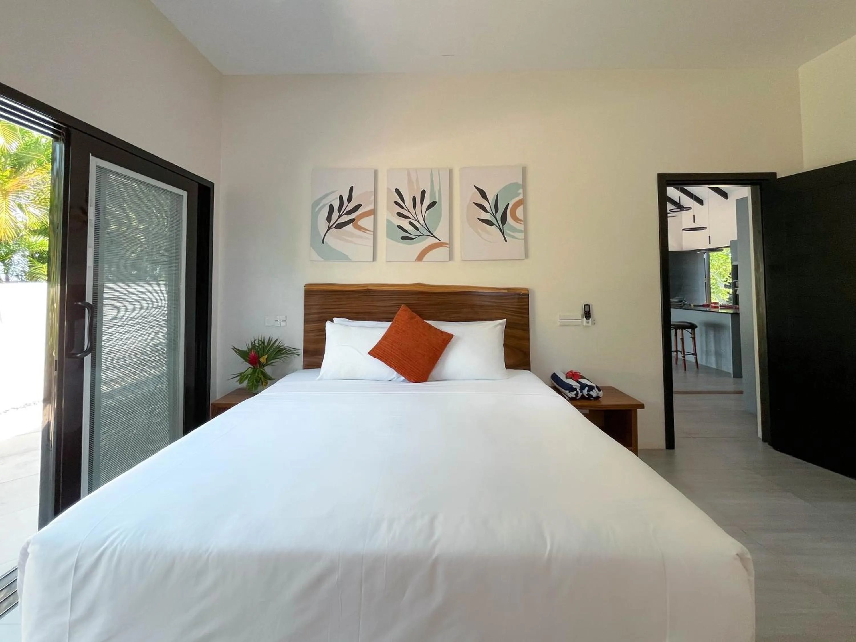 Bed in Naisoso Island Villas - Fiji