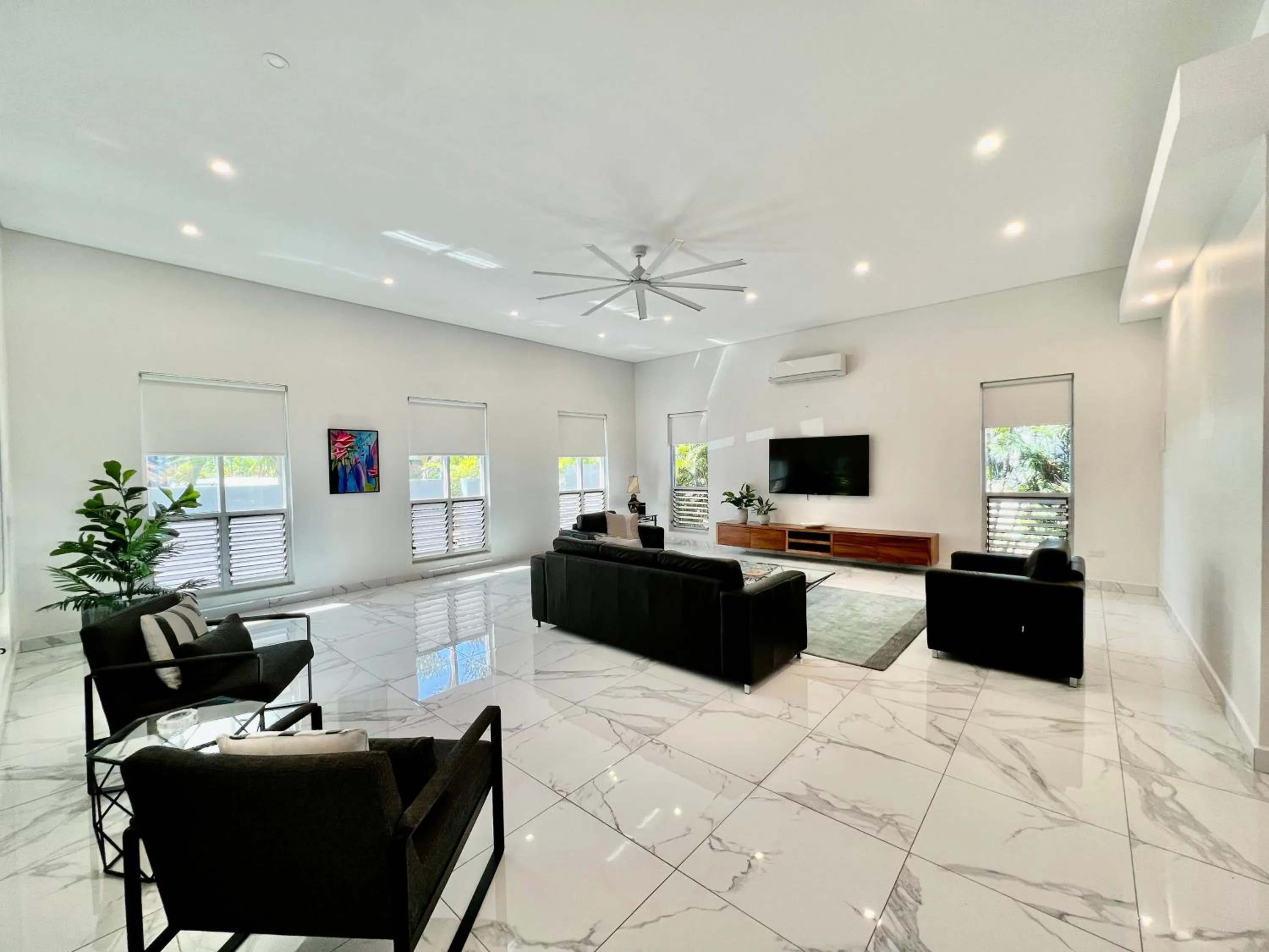 Communal lounge/ TV room in Naisoso Island Villas - Fiji