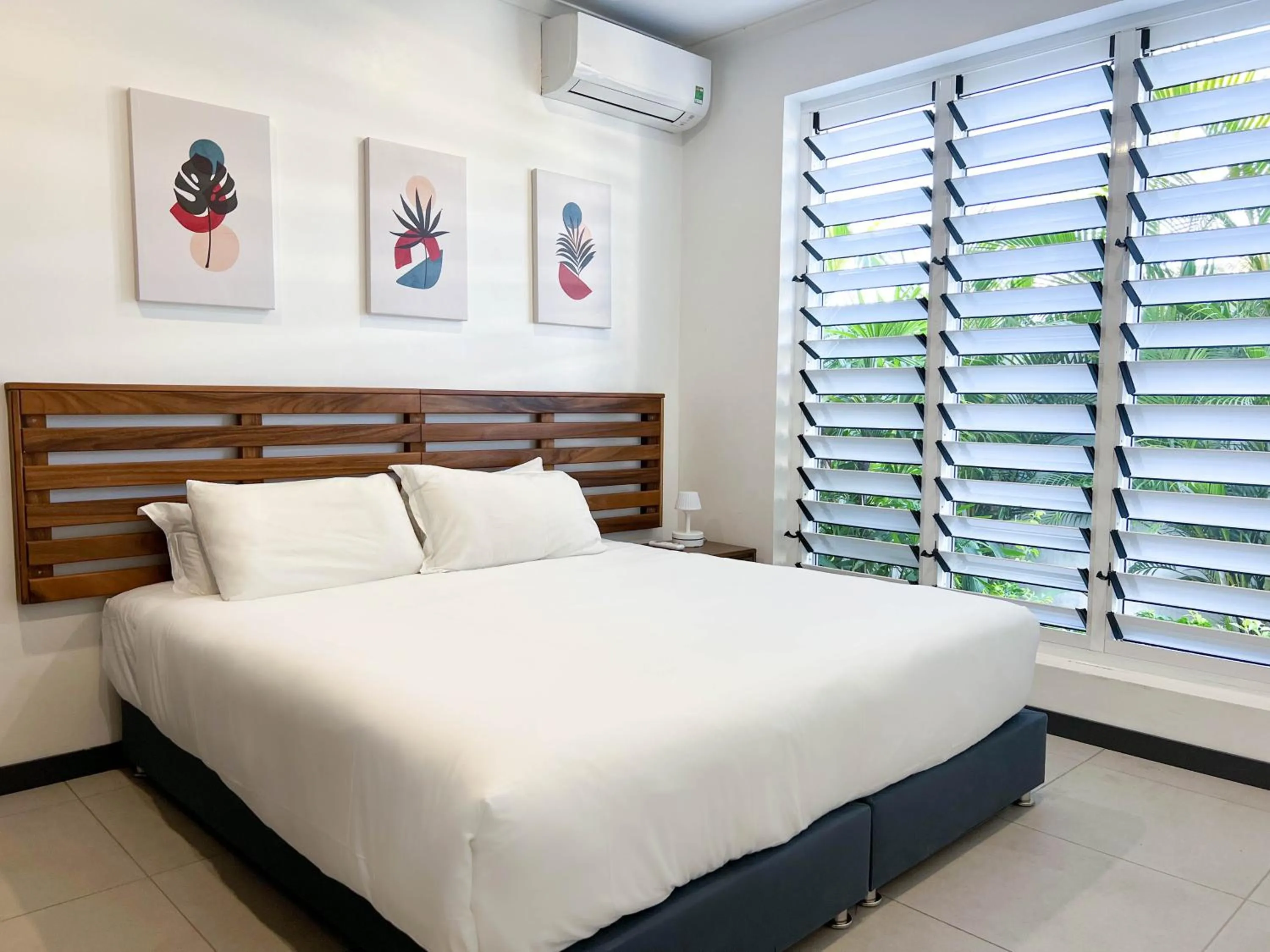 Bed in Naisoso Island Villas - Fiji