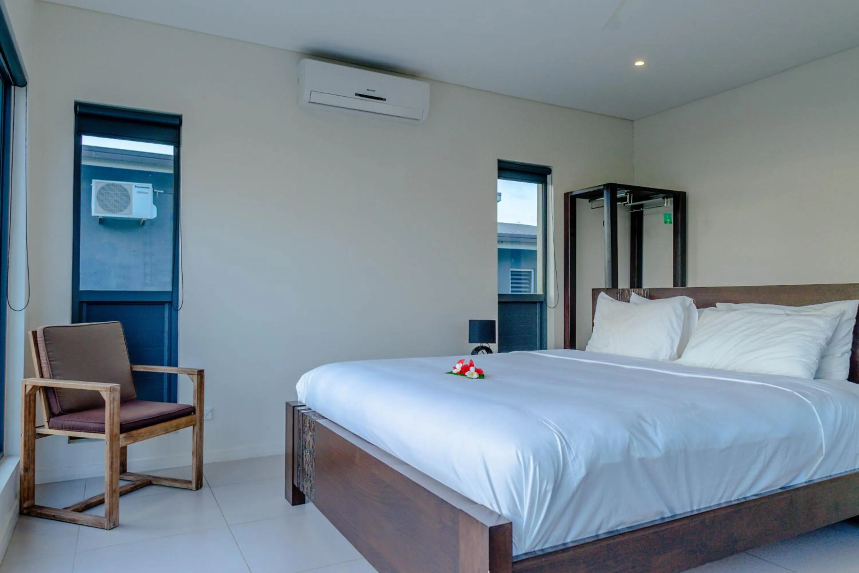 Bed in Naisoso Island Villas - Fiji