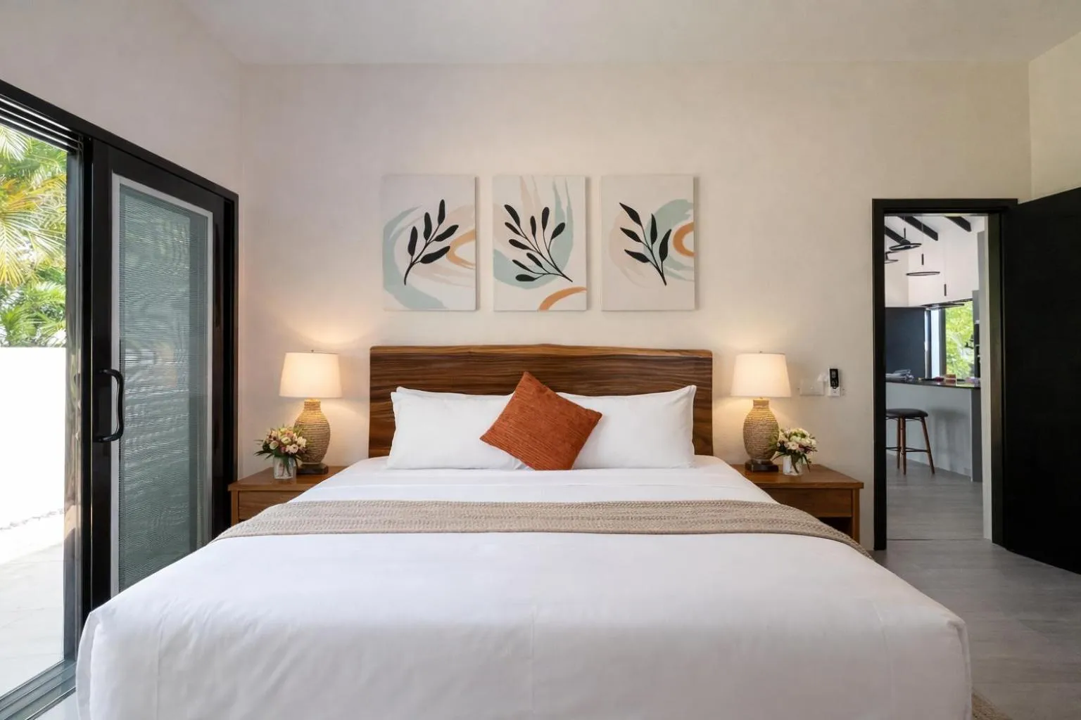 Bed in Naisoso Island Villas - Fiji