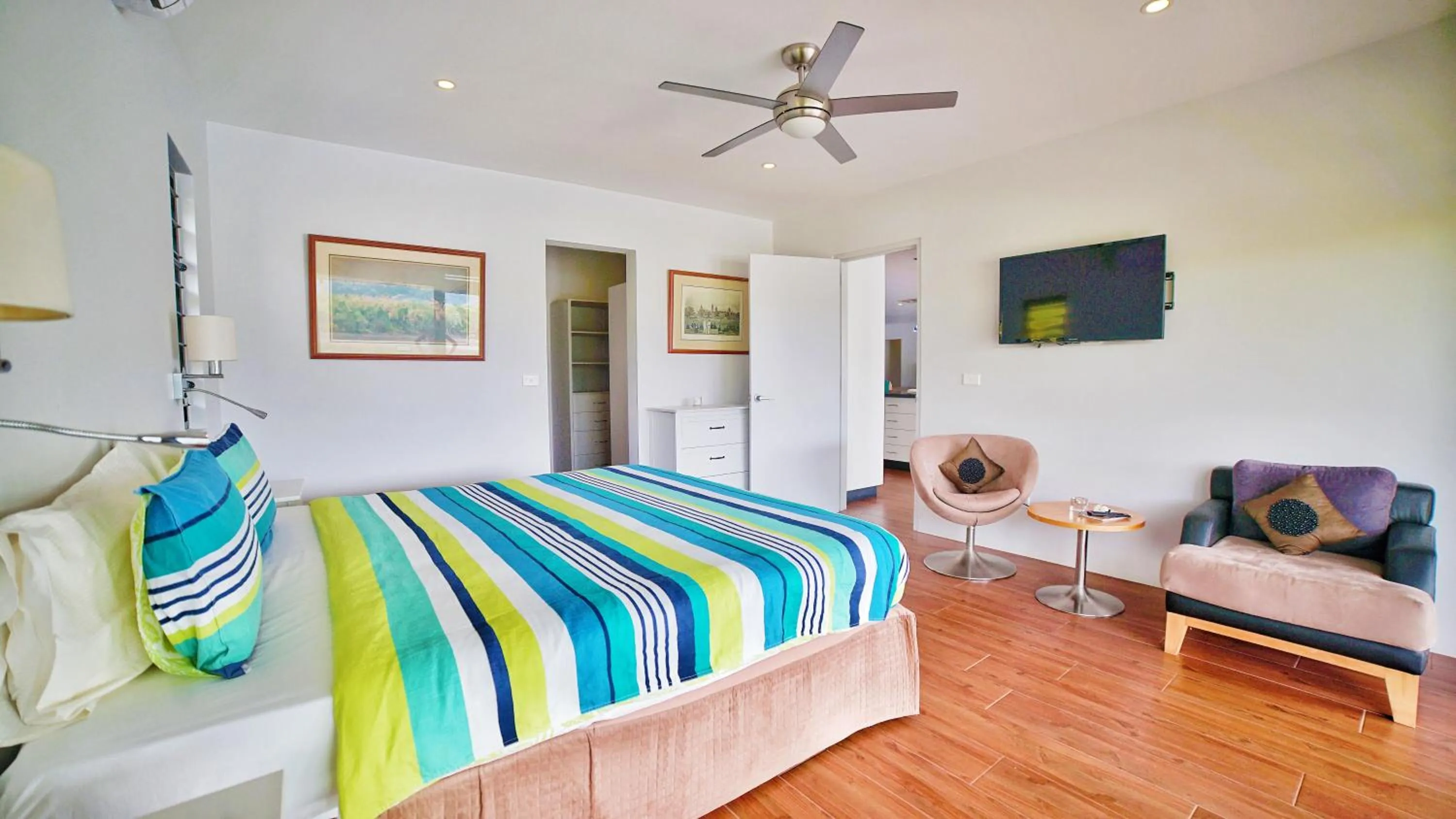 Bed in Naisoso Island Villas - Fiji