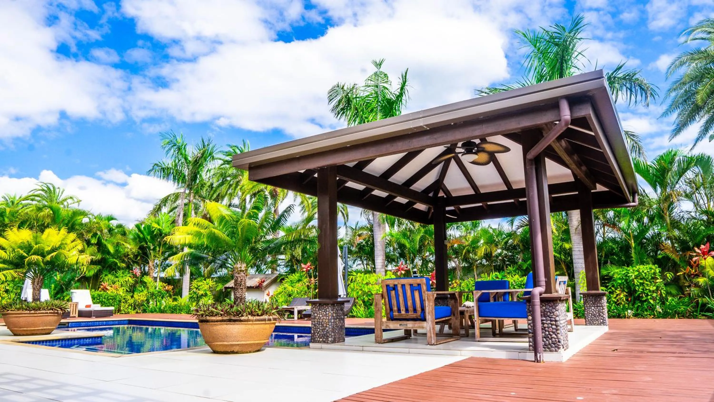 Patio in Naisoso Island Villas - Fiji