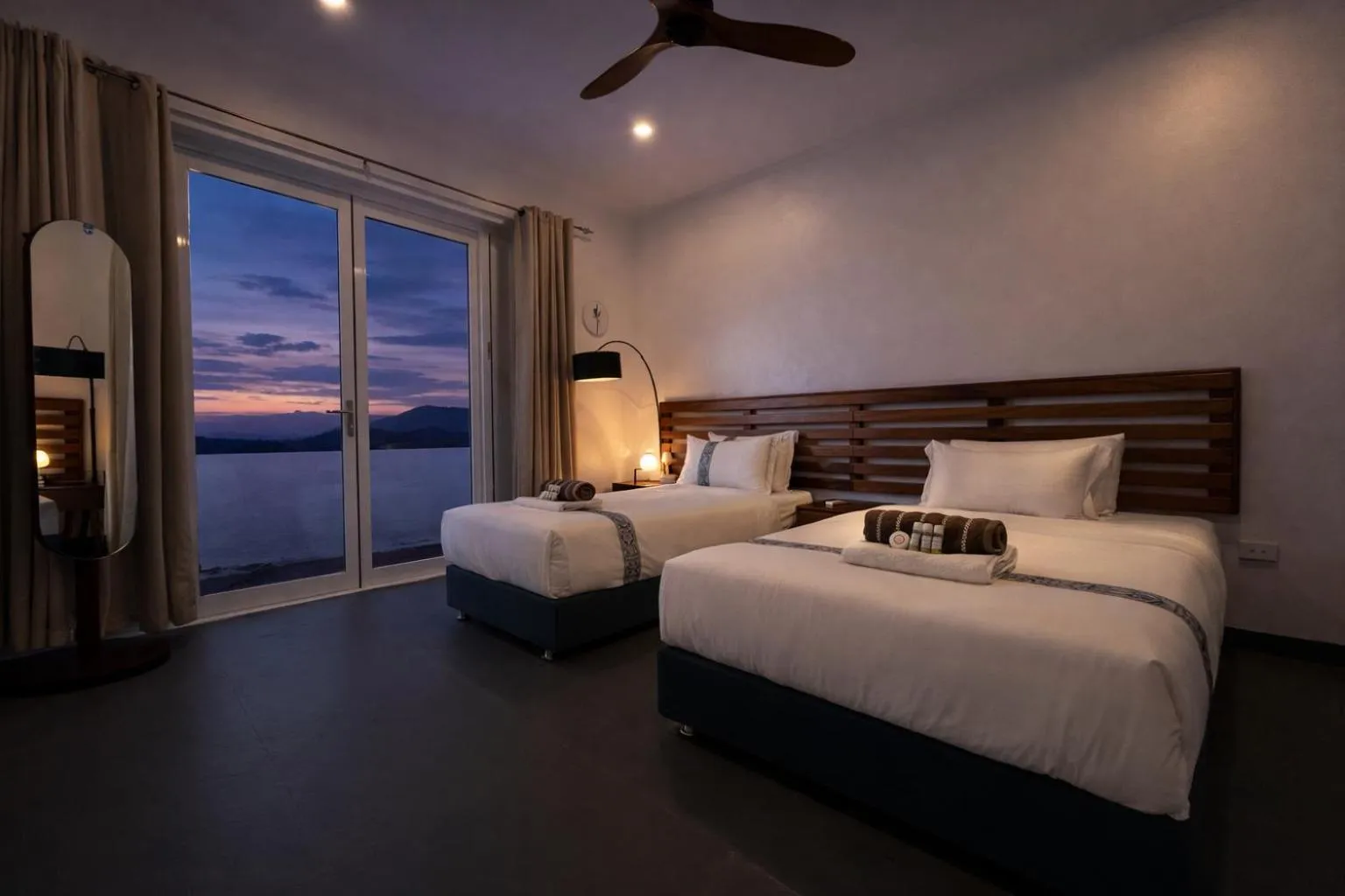 Bed in Naisoso Island Villas - Fiji